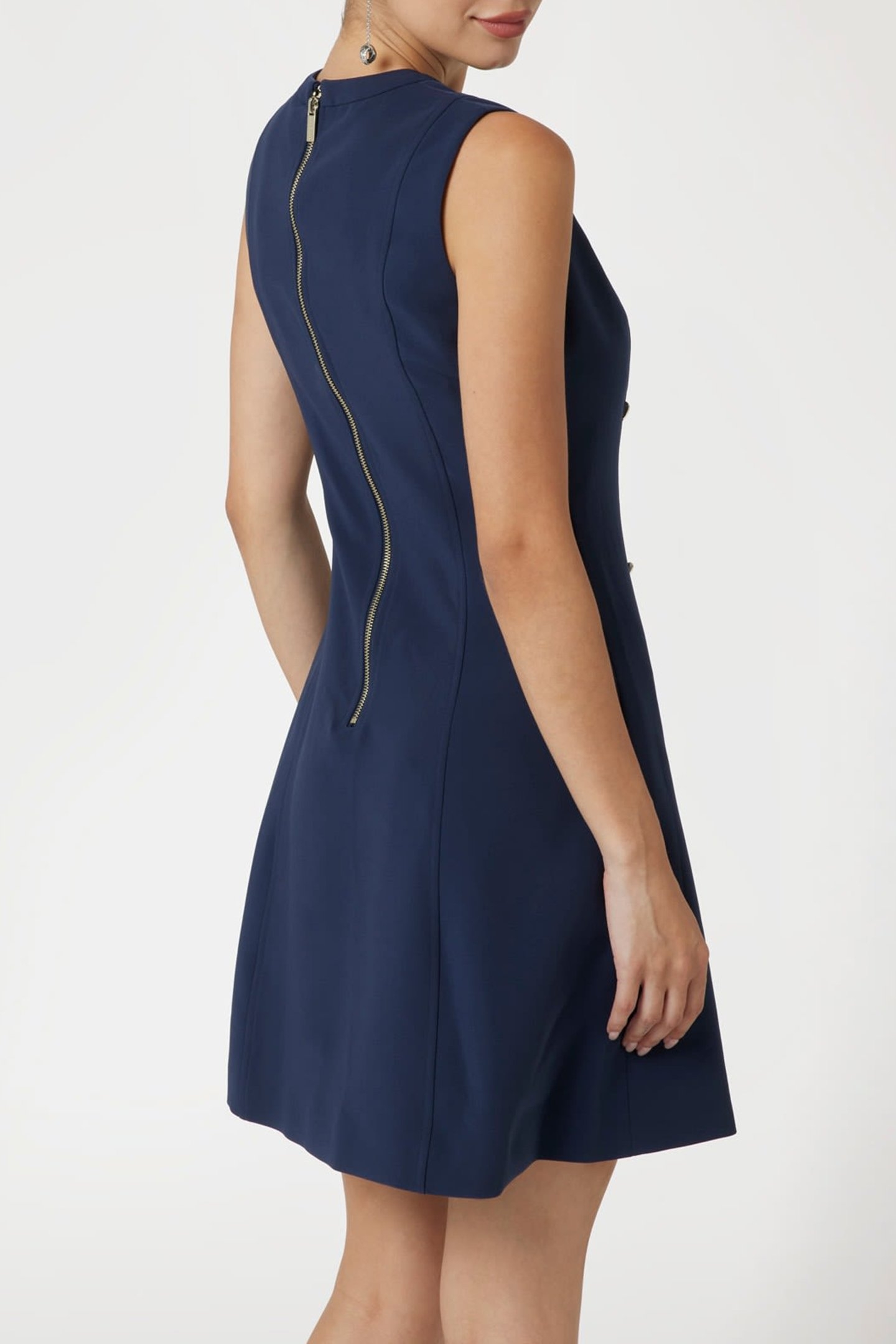 LEILA DRESS BLUE IMPACT 2