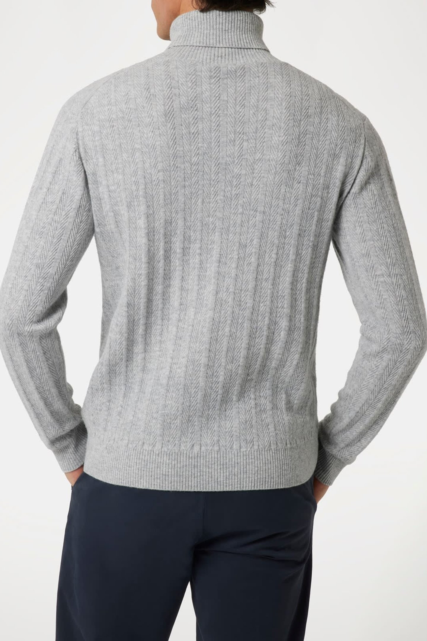 LS TN HERRINGBONE ST LIGHT STONE HEATHER 2