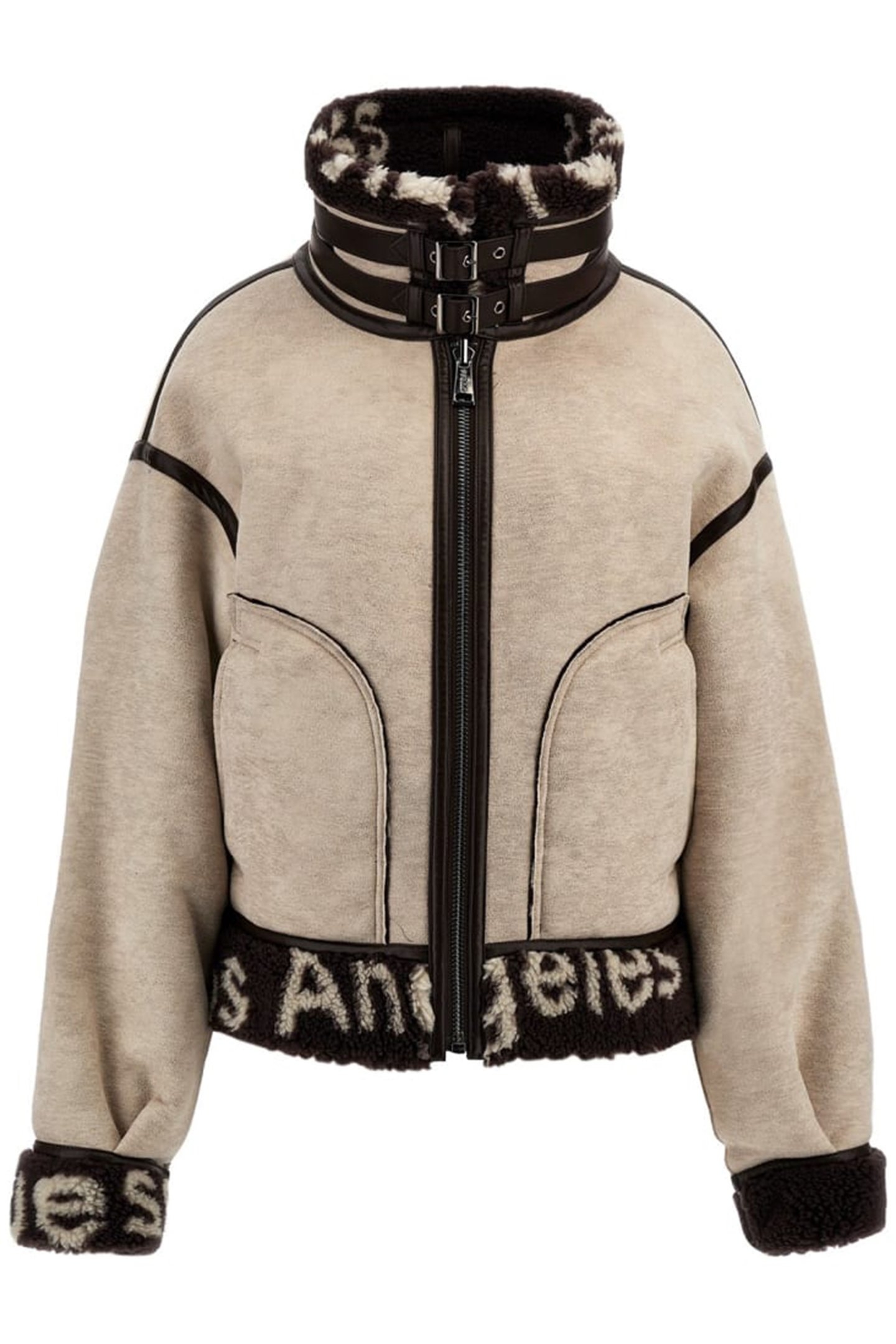 RAQUEL REVERSIBLE LO BROWN AND CREAM LOGO 3