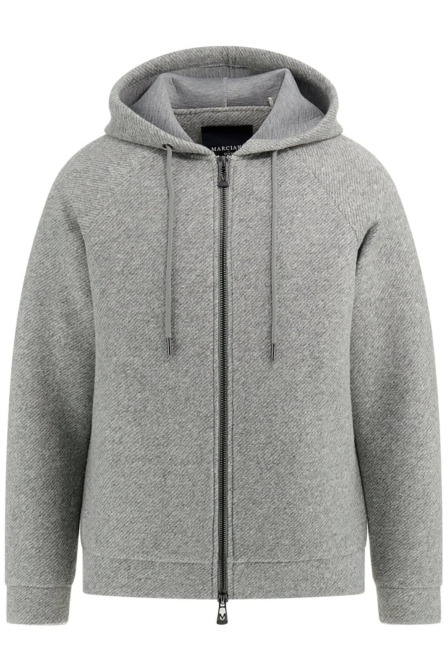 FULL ZIP HOODED FLEE LIGHT STONE HEATHER 4