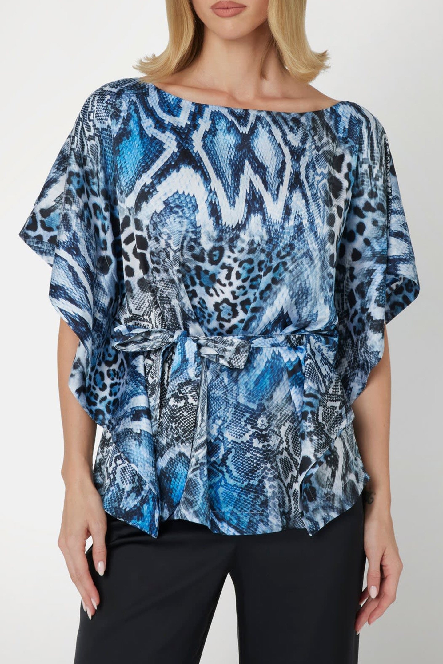 JOSETTE KIMONO MIDNIGHT SNAKE 1