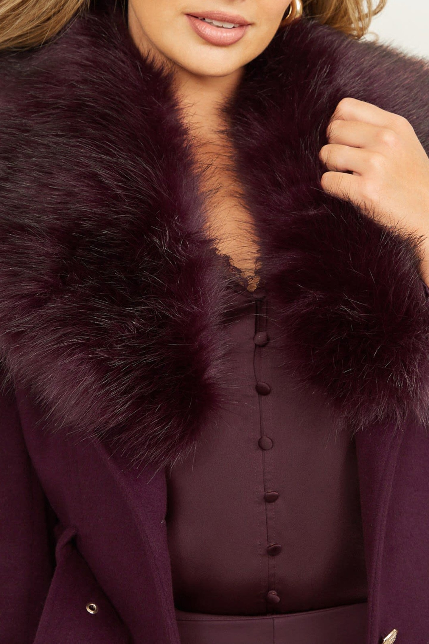 LORETA COAT REGAL PLUM 7