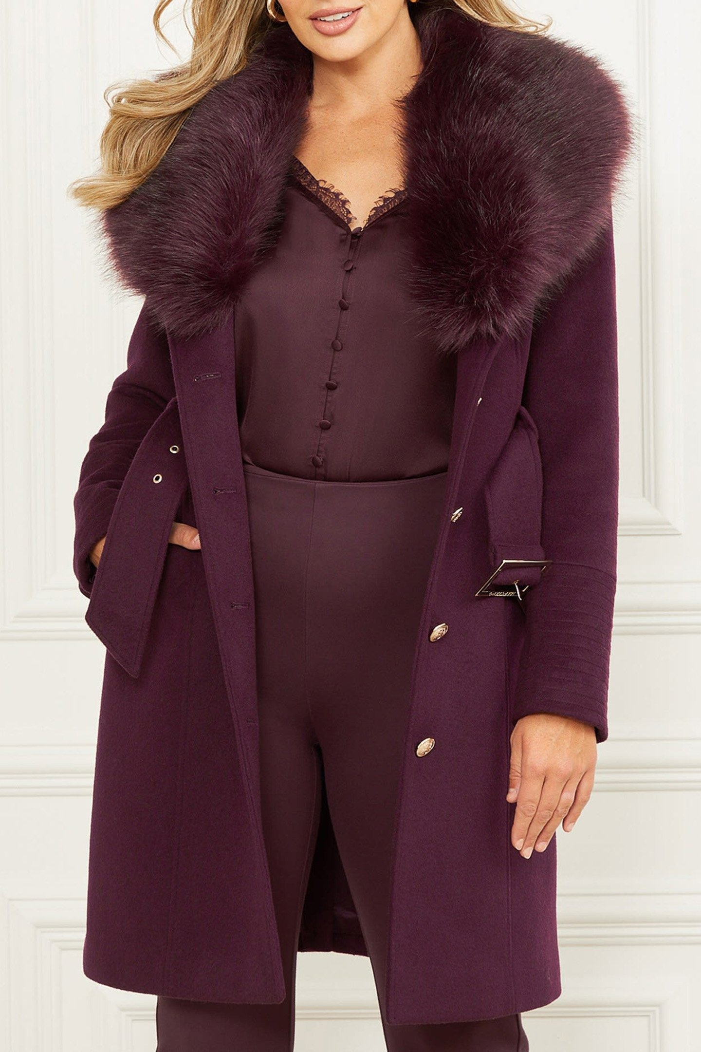 LORETA COAT REGAL PLUM 1