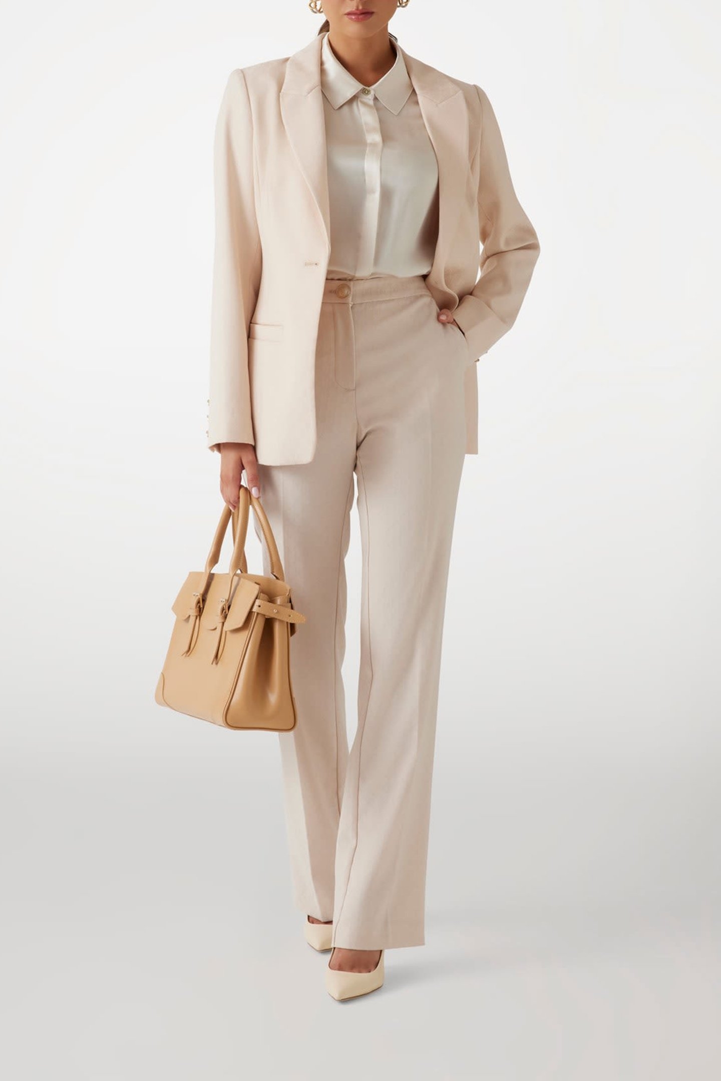 BLANCA PANT MUTED STONE MONOGRAM 3