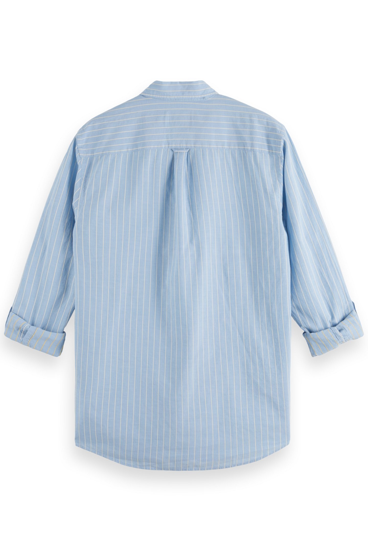 YARN DYE DOBBY STRIPE SHIRT BLUE STRIPE 2