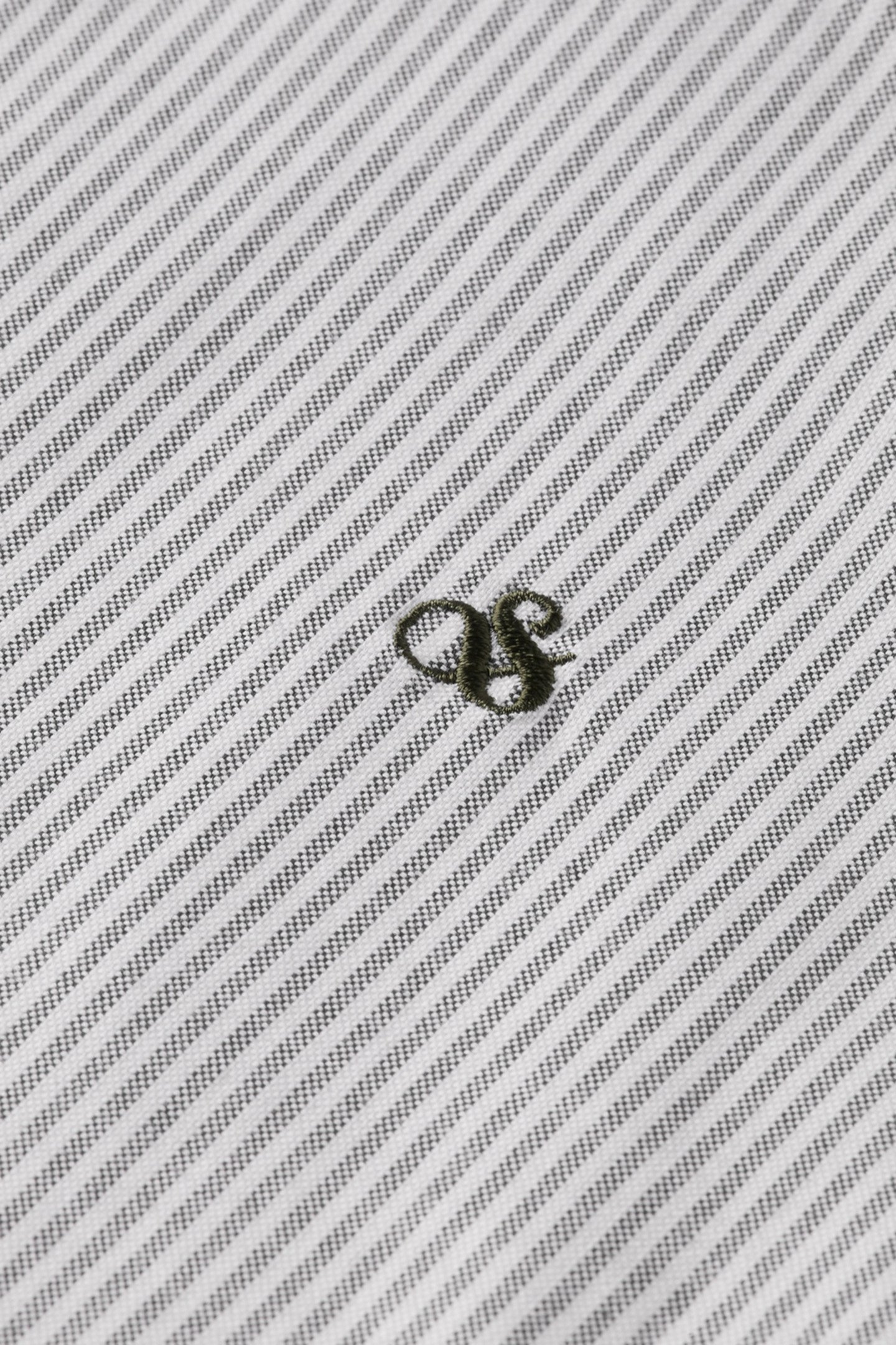 SEASONAL ESSENTIALS OXFORD STRIPED SHIRT GREEN STRIPE 3