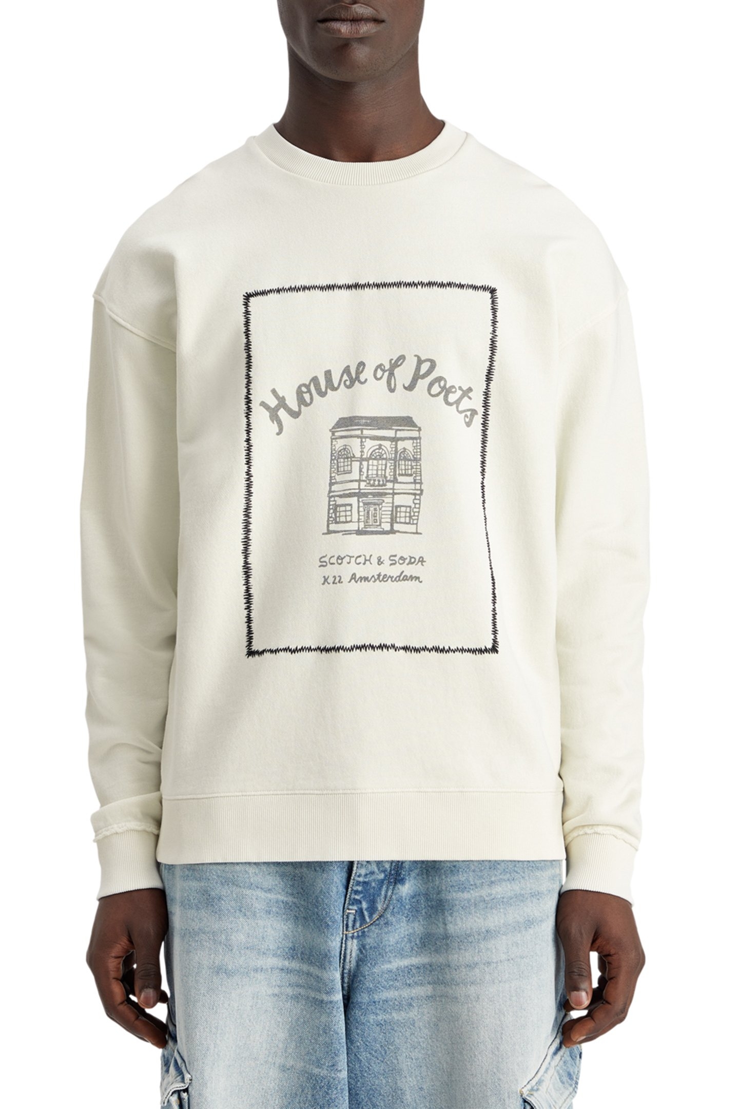 RELAXED FIT ARTWORK SWEATSHIRT SWAN 1