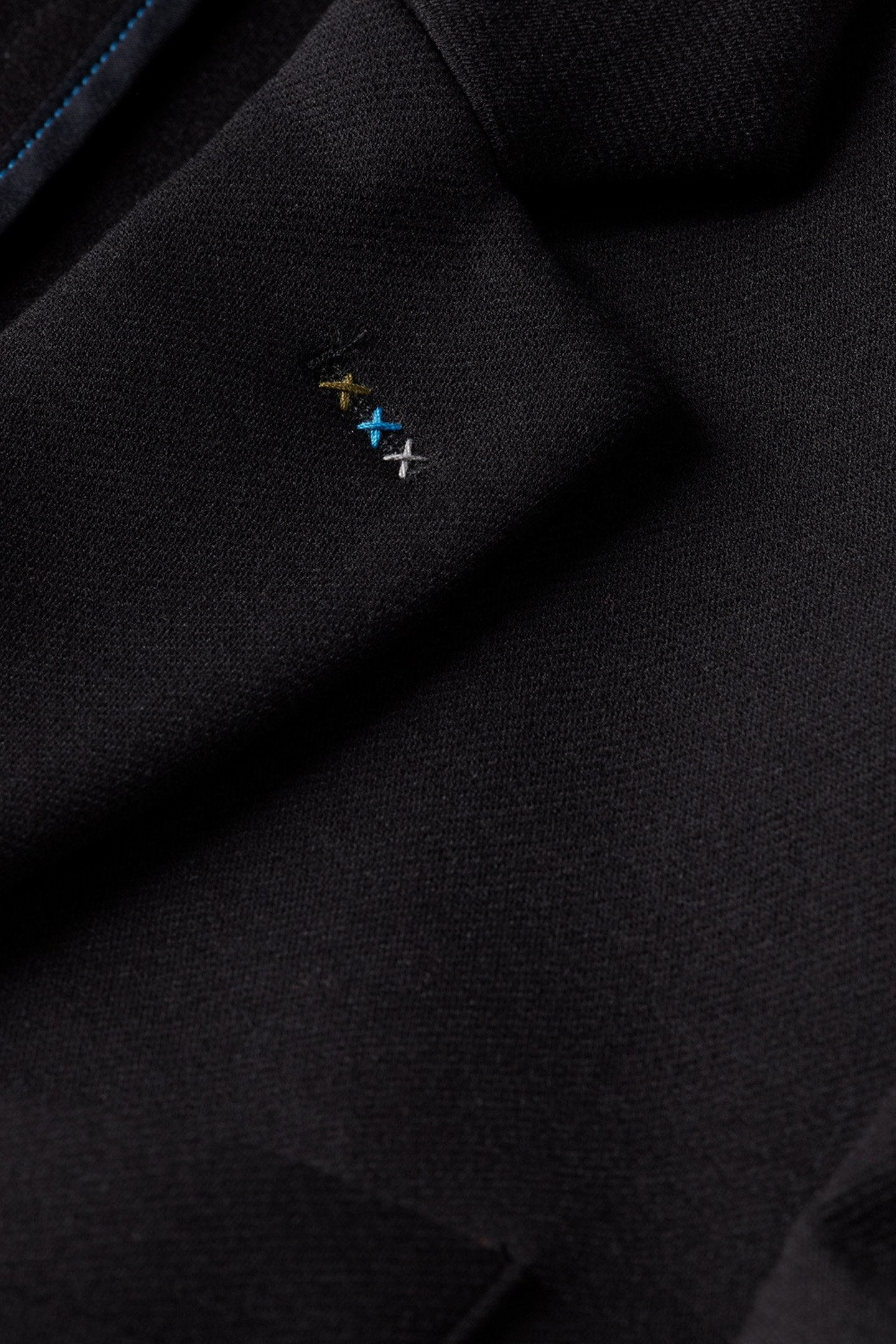 SINGLE-BREASTED JERSEY BLAZER BLACK MELANGE 3