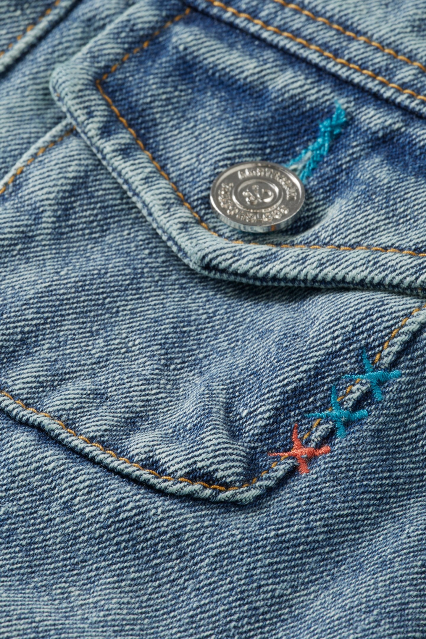 BOY DENIM WORKWEAR JACKET WITH TEDDY LINING WASHED INDIGO 3