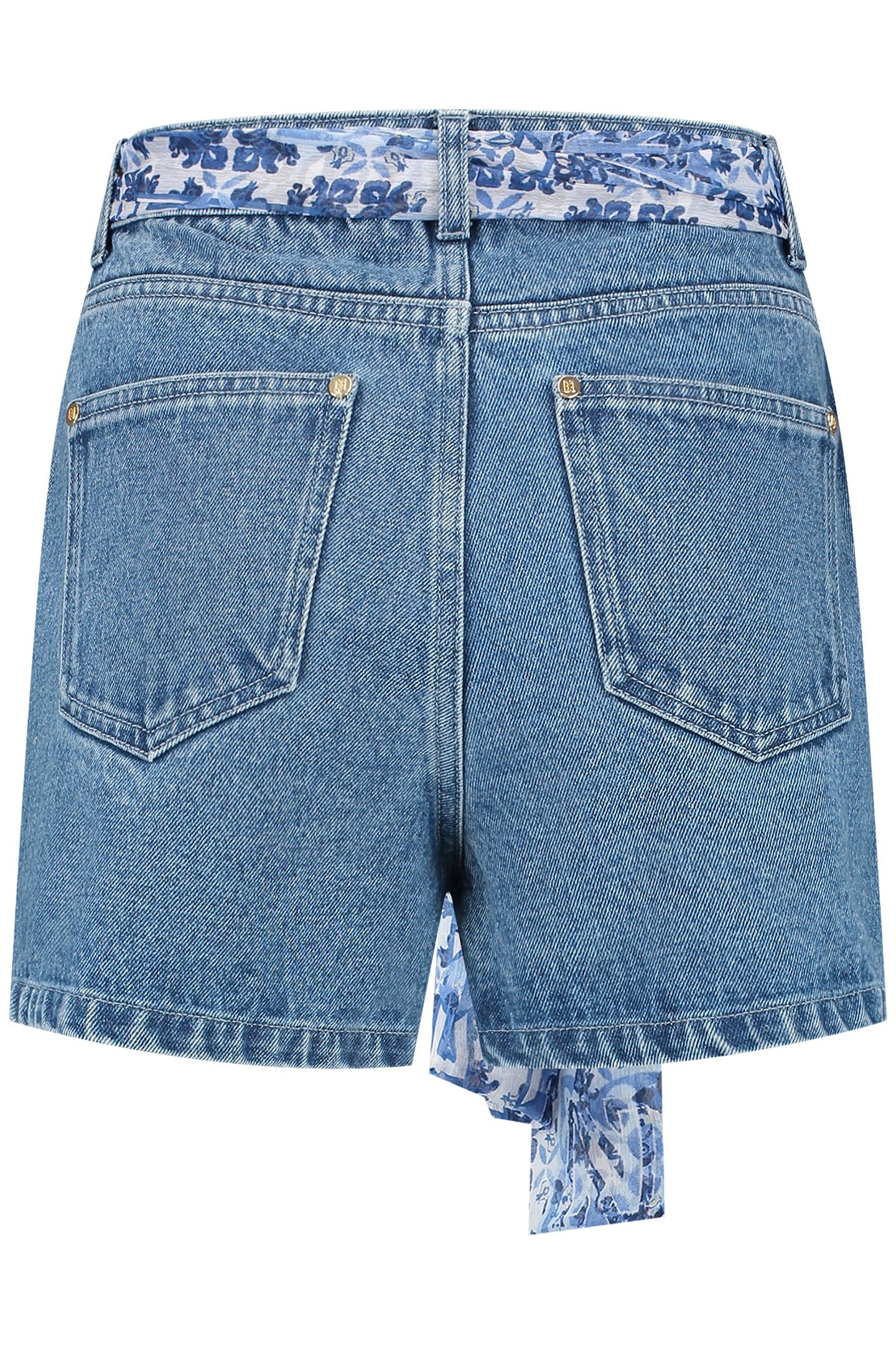 DARIEN SKORT MID BLUE DENIM 2