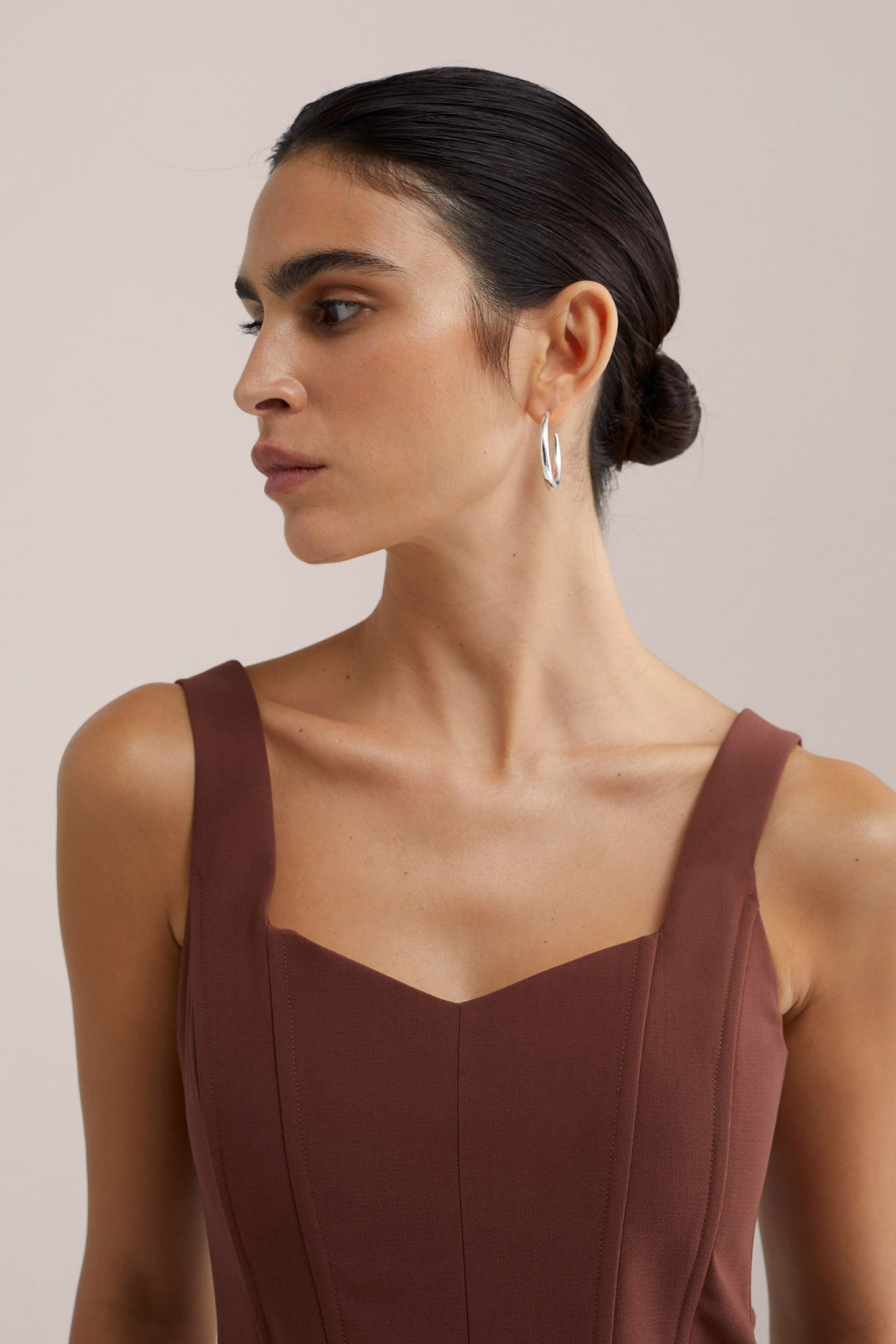 T-SHIRT RUST BROWN 5