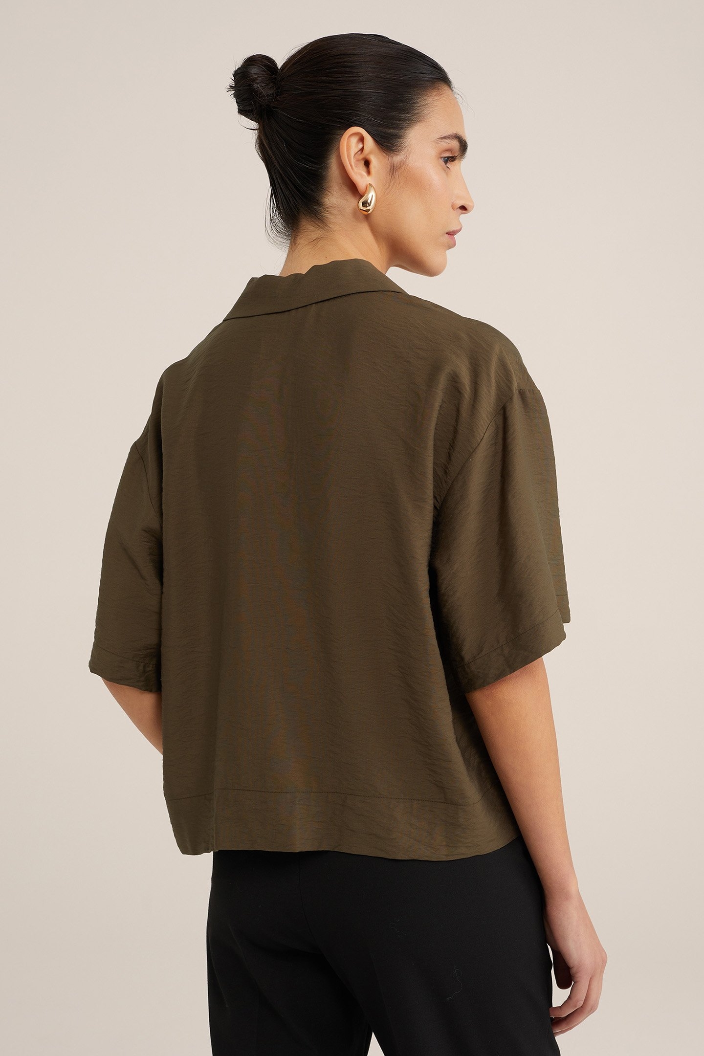 BLOUSE ARMY GREEN 2