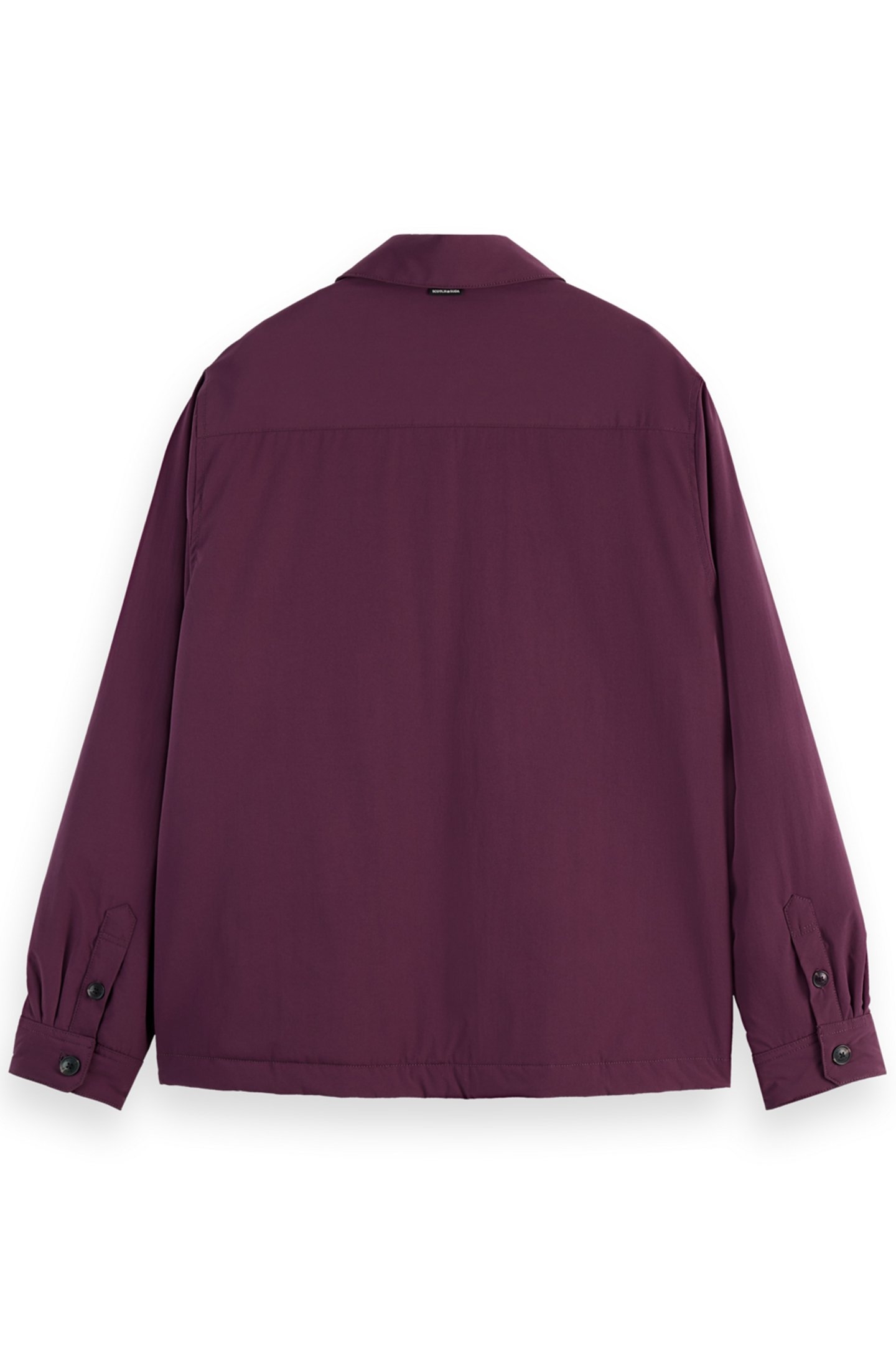 PADDED NYLON-BLEND OVERSHIRT DARK GRAPE 2