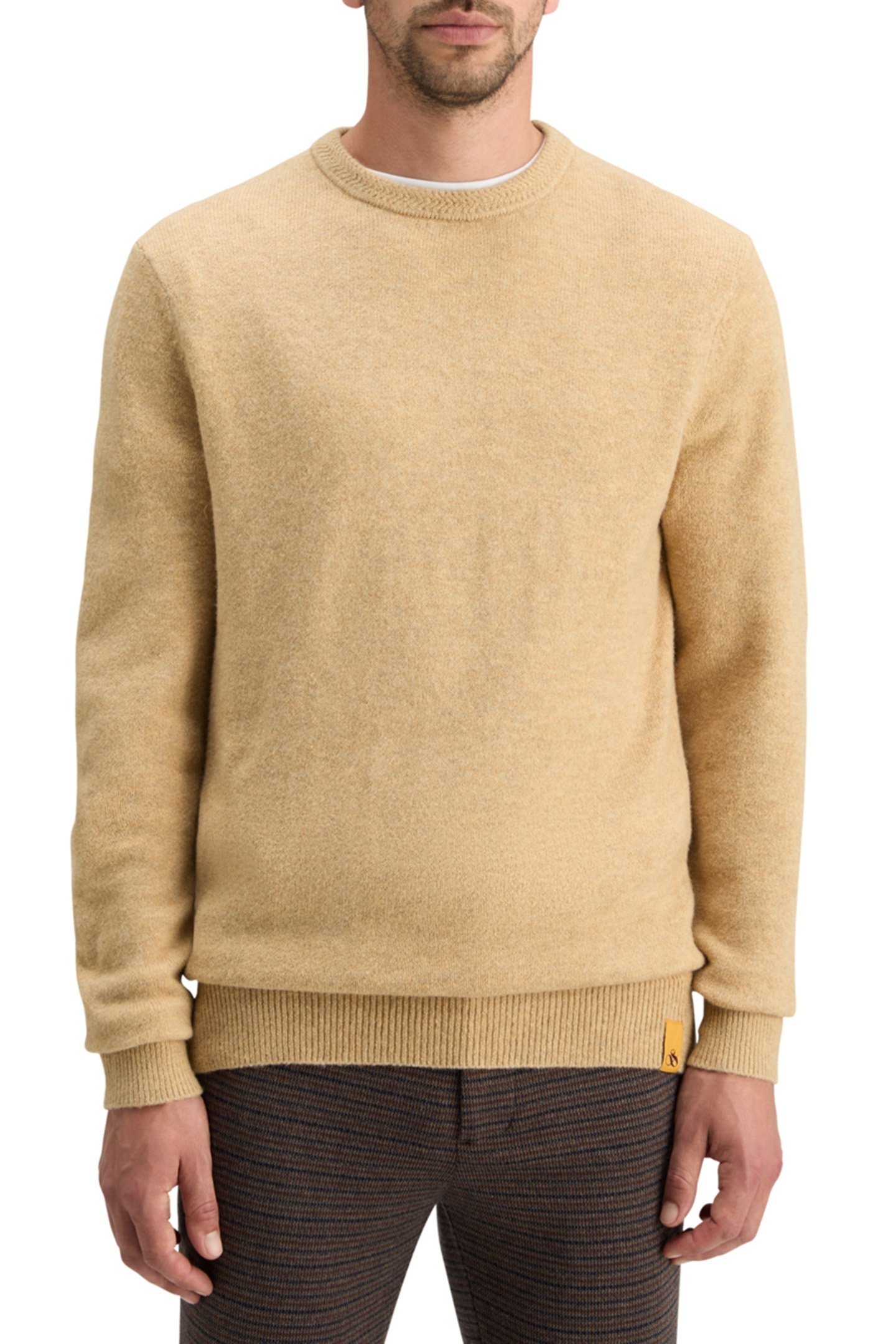 SOFT KNIT REGULAR FIT SWEATER CAMEL 1