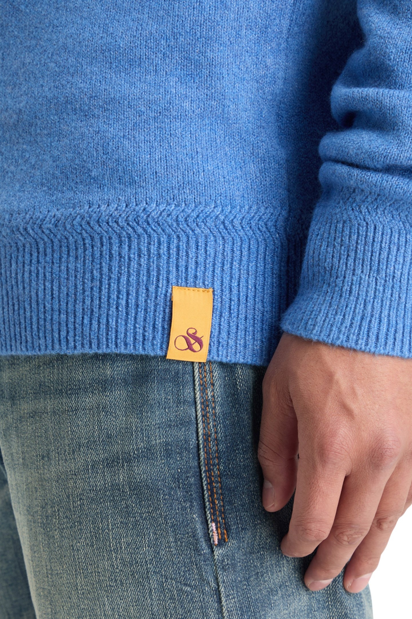 SOFT KNIT REGULAR FIT SWEATER SMART BLUE 6