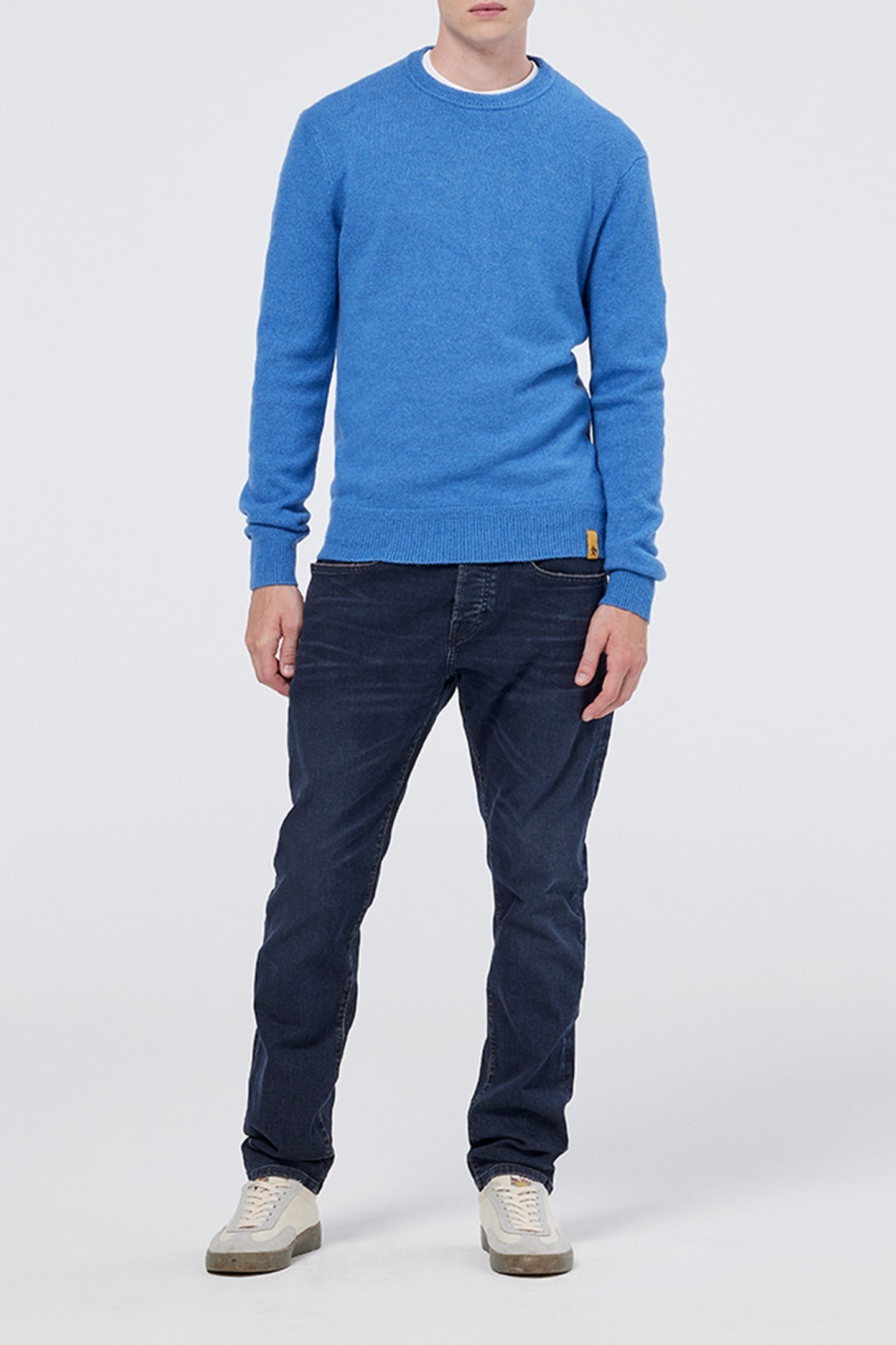 SOFT KNIT REGULAR FIT SWEATER SMART BLUE 2
