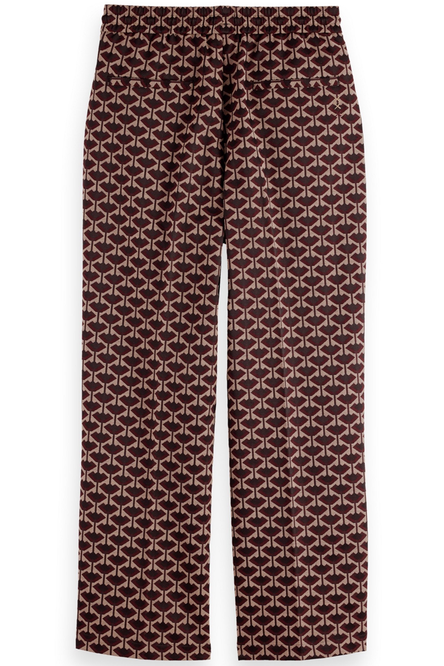 STRAIGHT FIT JACQUARD JOGGER GEO TULIP 5