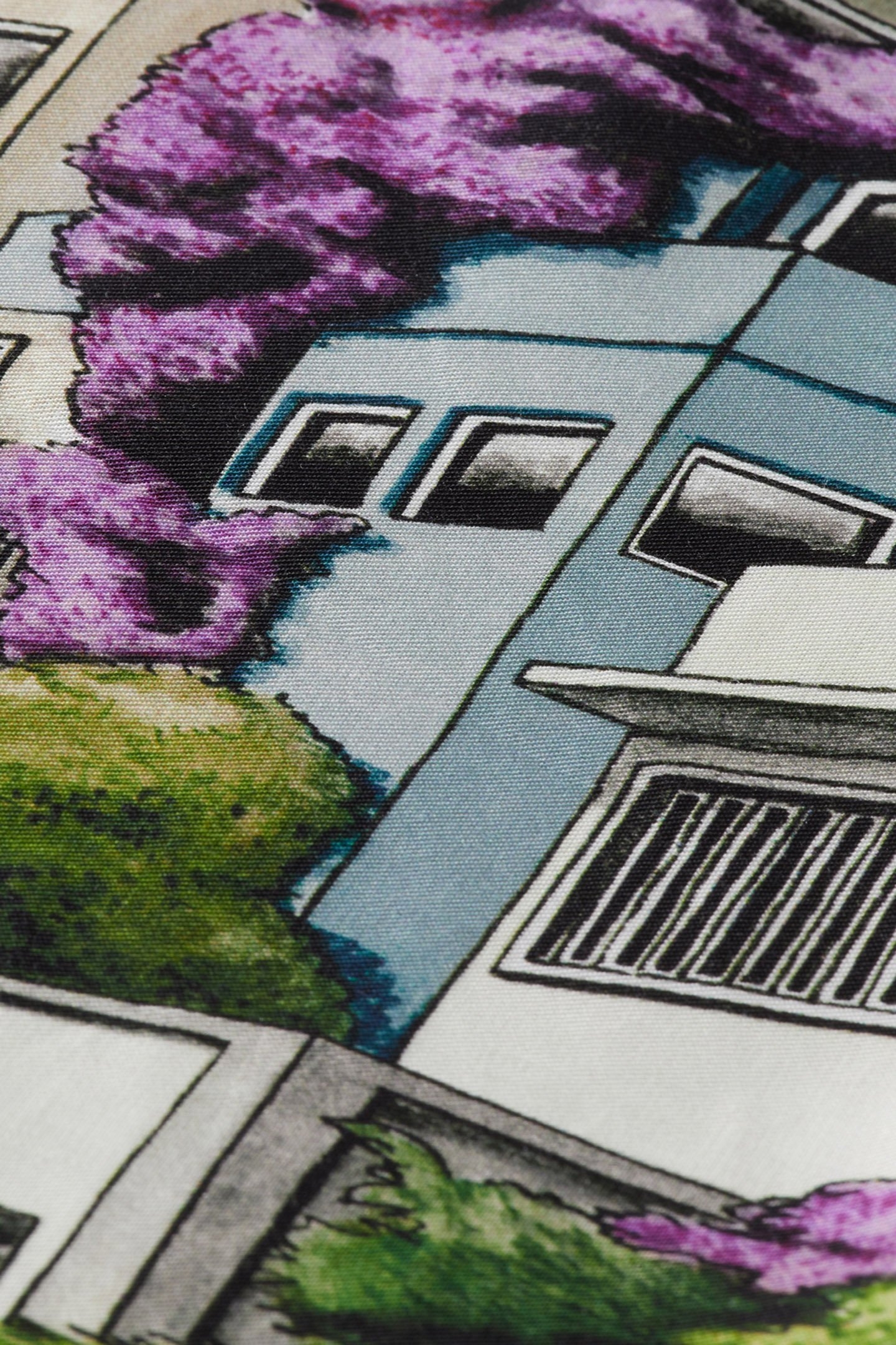 RELAXED FIT TENCEL AOP SHIRT SCENARY PRINT 8