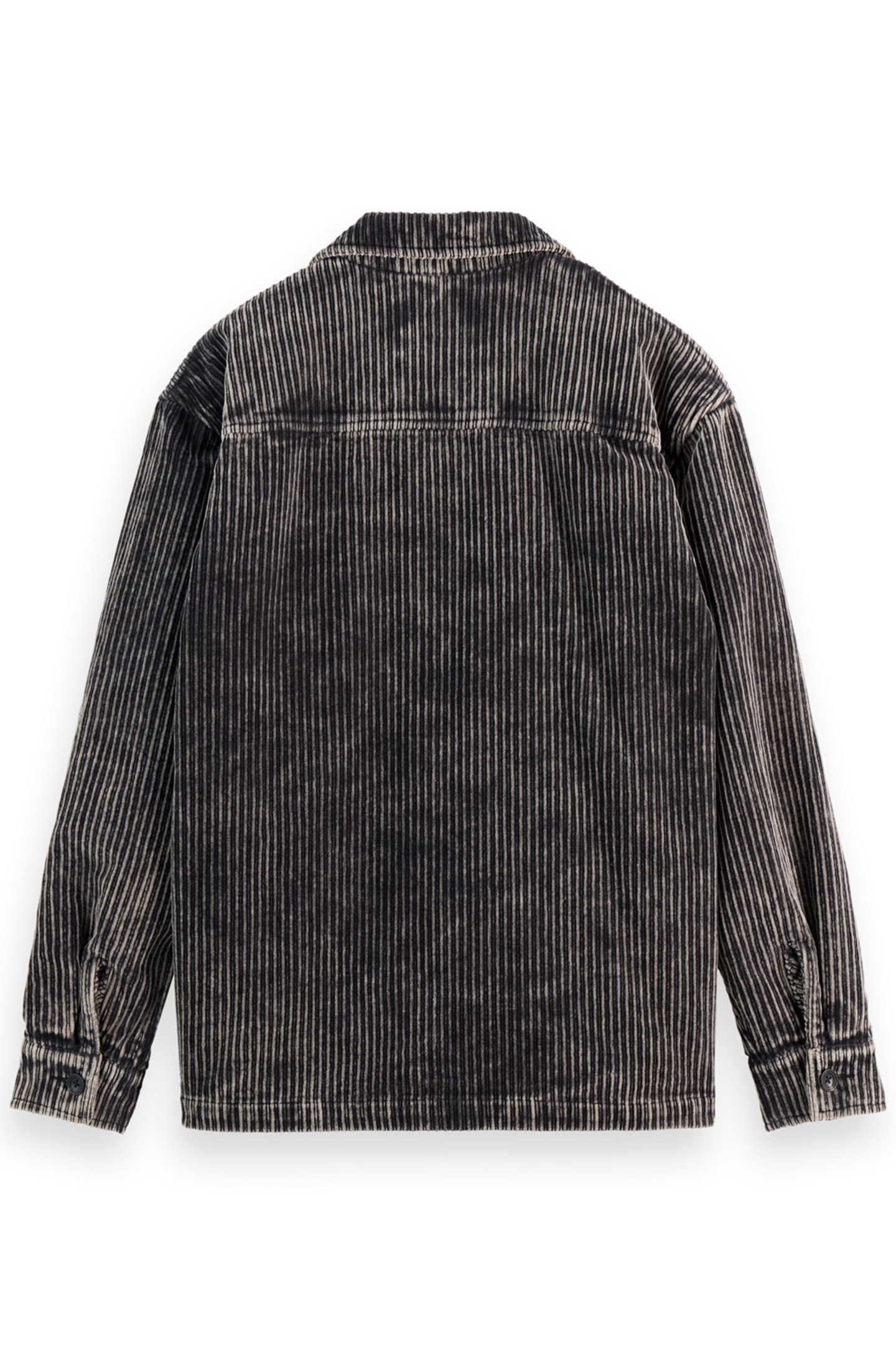 WASHED CORDUROY JACKET WITH DETACHABLE INNER GILET BLACK 5