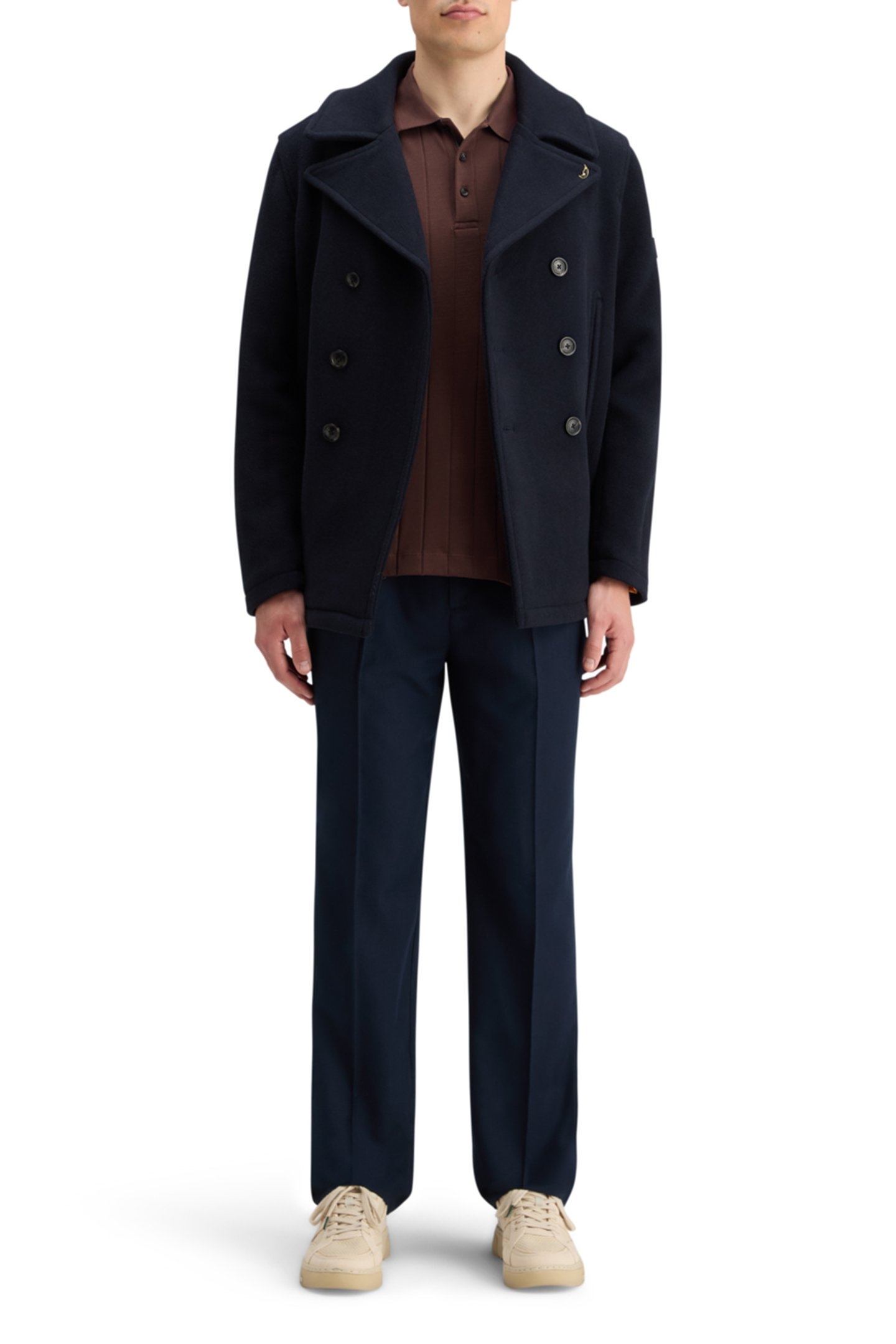 RIB KNITTED POLO RICH MAHOGANY 6