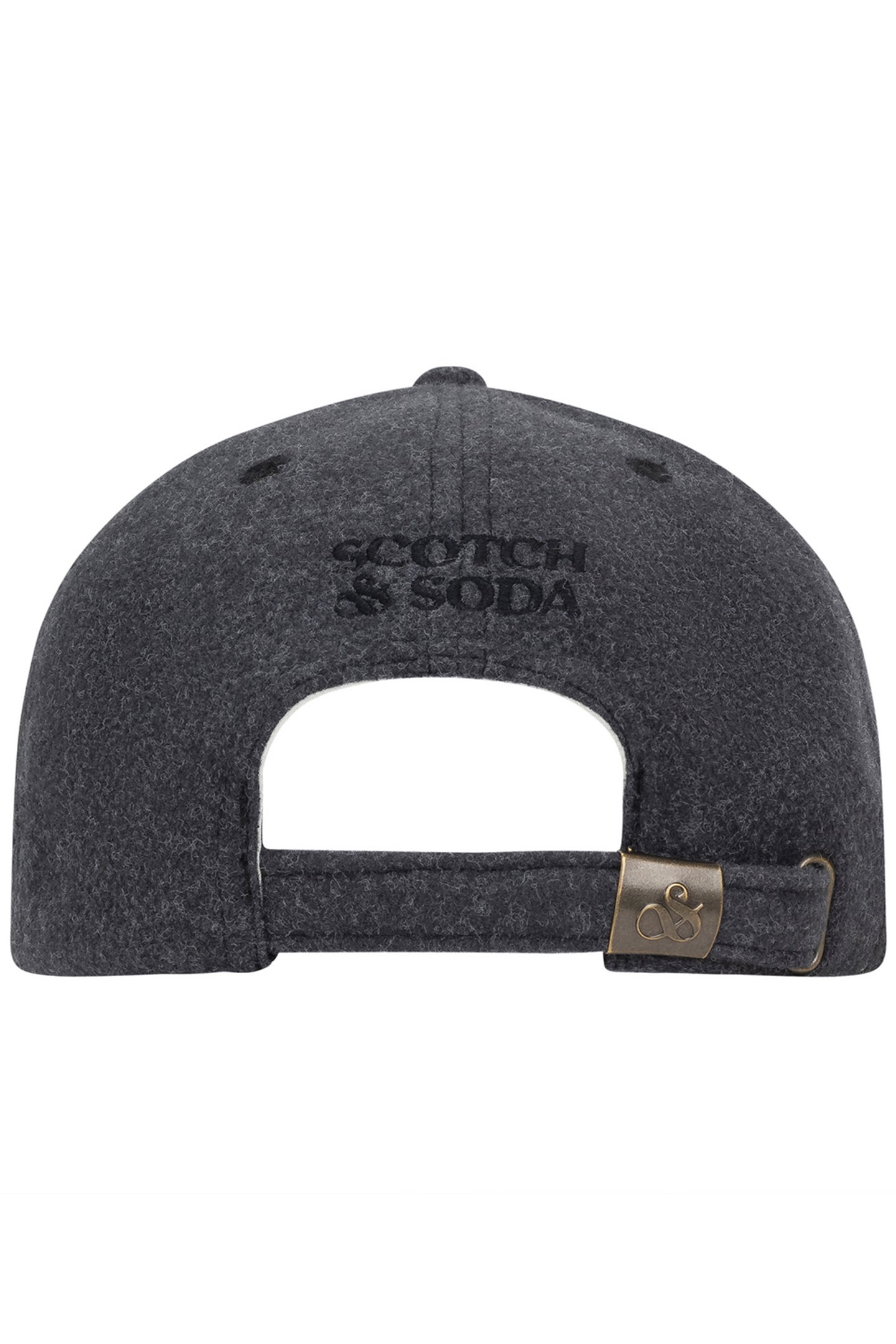 UNISEX S&S WOOL ADJUSTABLE CAP BLACK 2