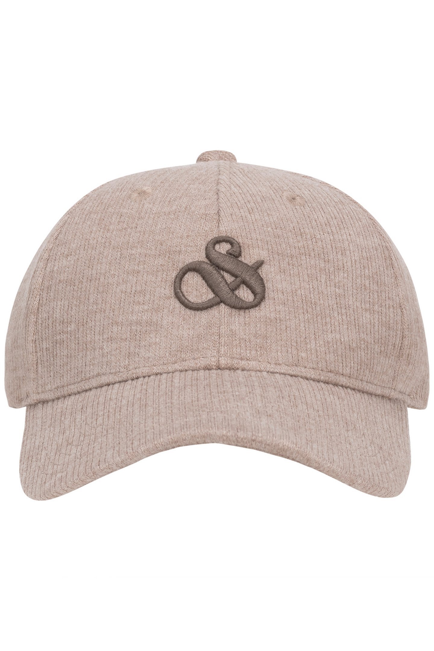 UNISEX S&S BRUSHED RIBBED CAP DARK BROWN 1