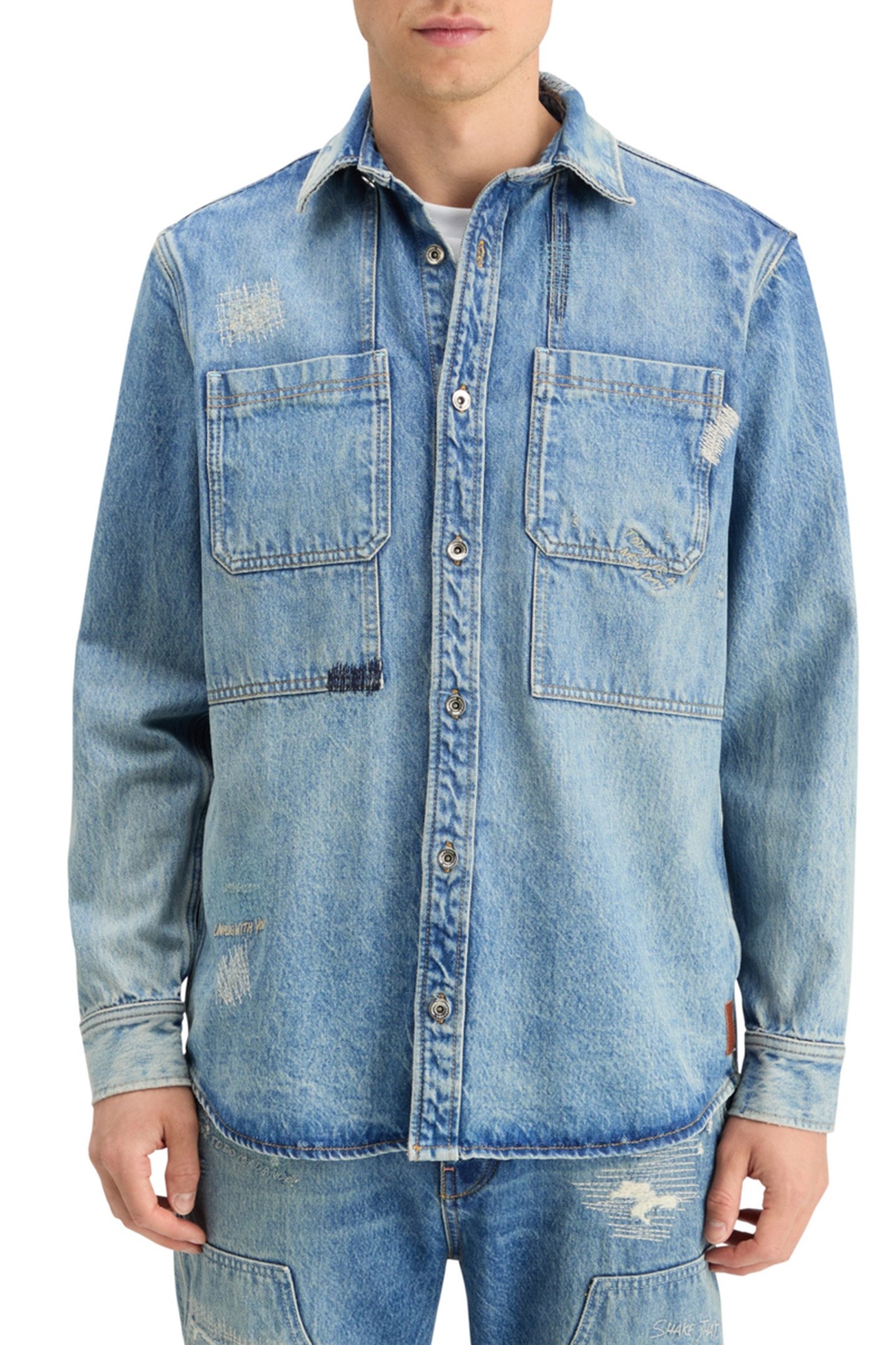 JOE JONAS X SCOTCH SODA REGULAR FIT SHIRT - NOTES FROM JOE N 1