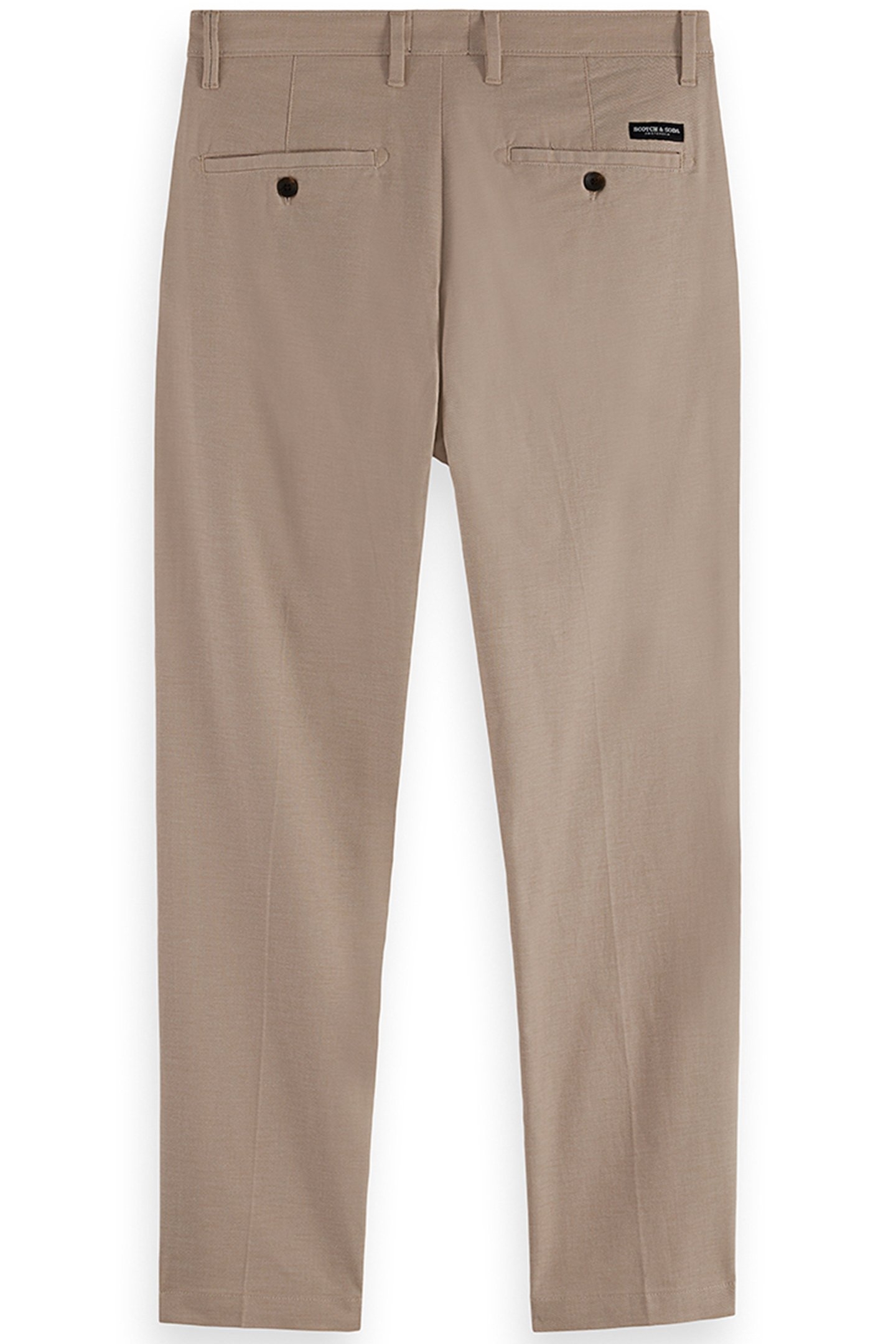 FLAT FRONT Y/D PANT BROWN/GOLD 2