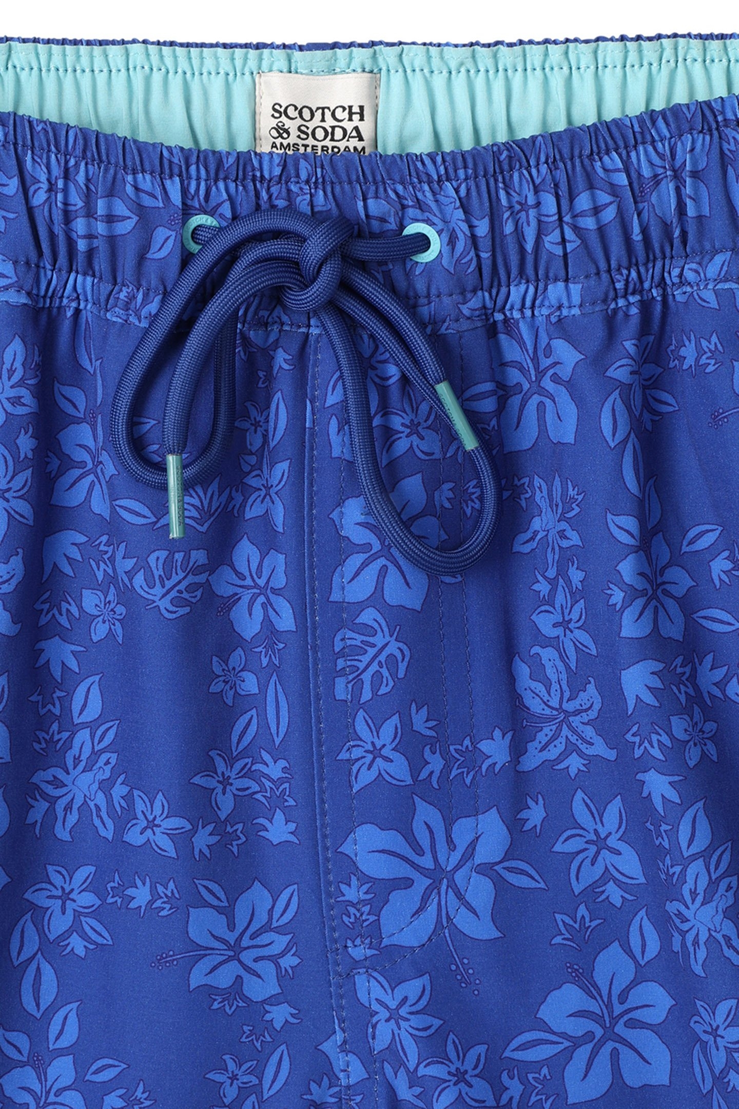 FLORAL MAZE SWIM TRUNK NAVY/BRIGHT 4