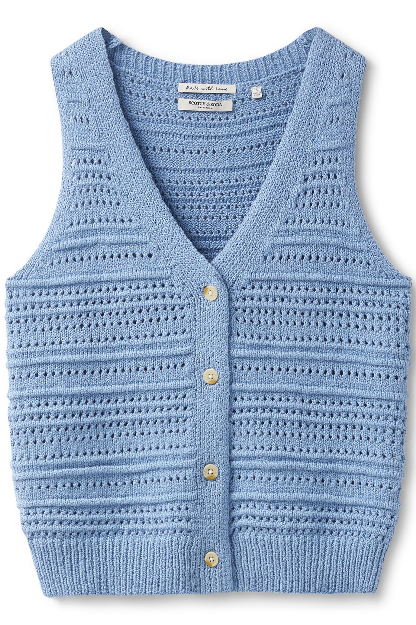 OPEN KNIT VEST ALLURE 3