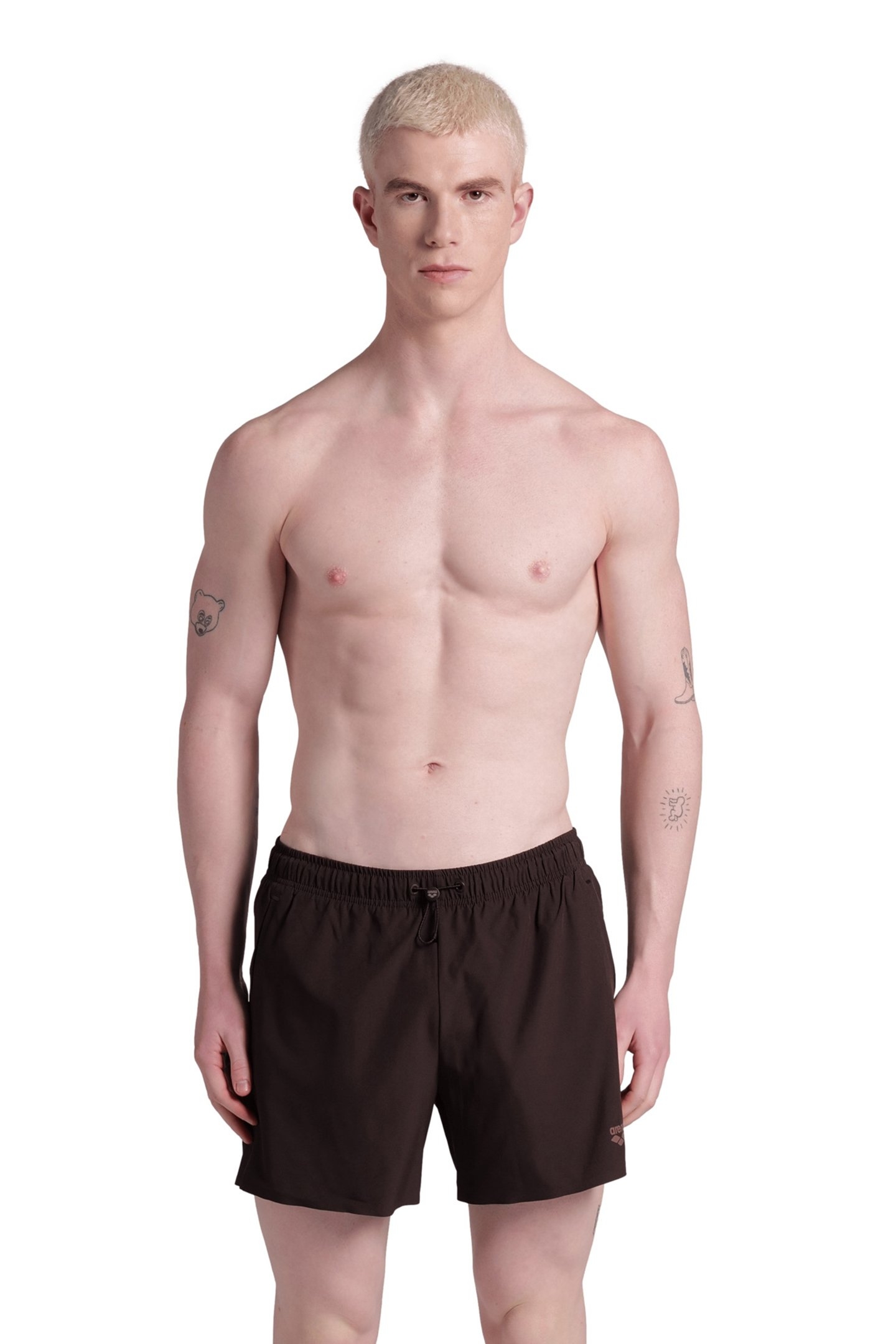 MEN'S ARENA EVO BEACH SHORT SOLID SEPIA 1