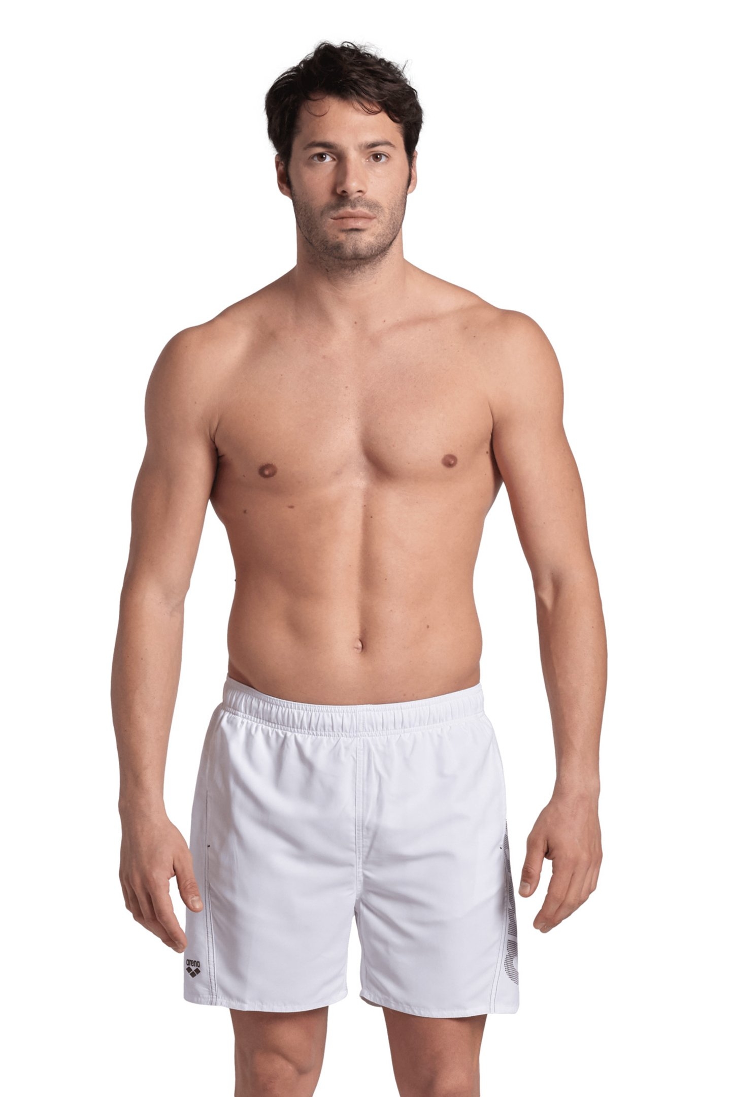 FUNDAMENTALS ARENA LOGO BOXER R WHITE-NAVY 1