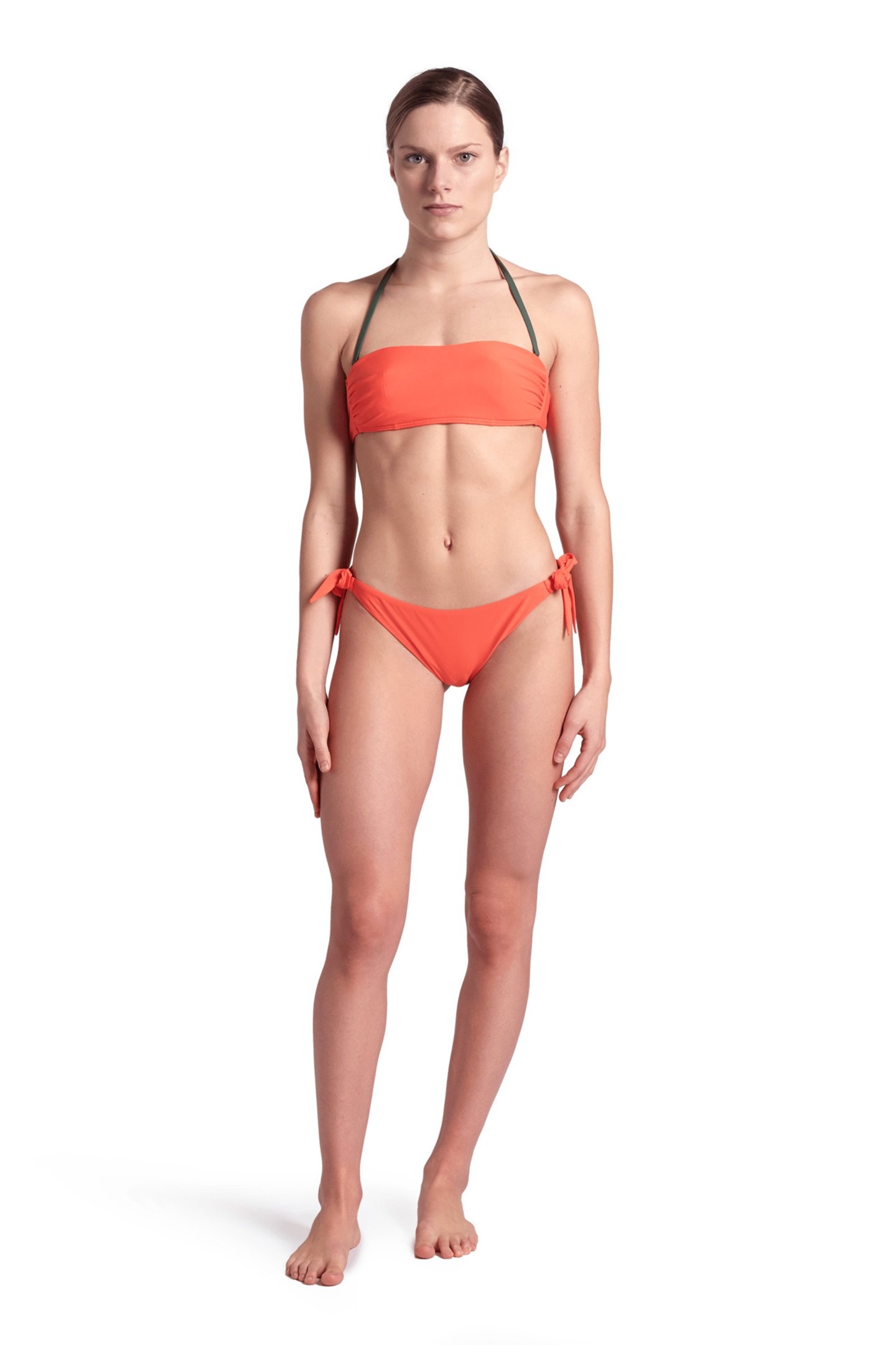 WOMEN'S ARENA PRO_FILE BIKINI BANDEAU CALYPSO CORAL-SAGE 3