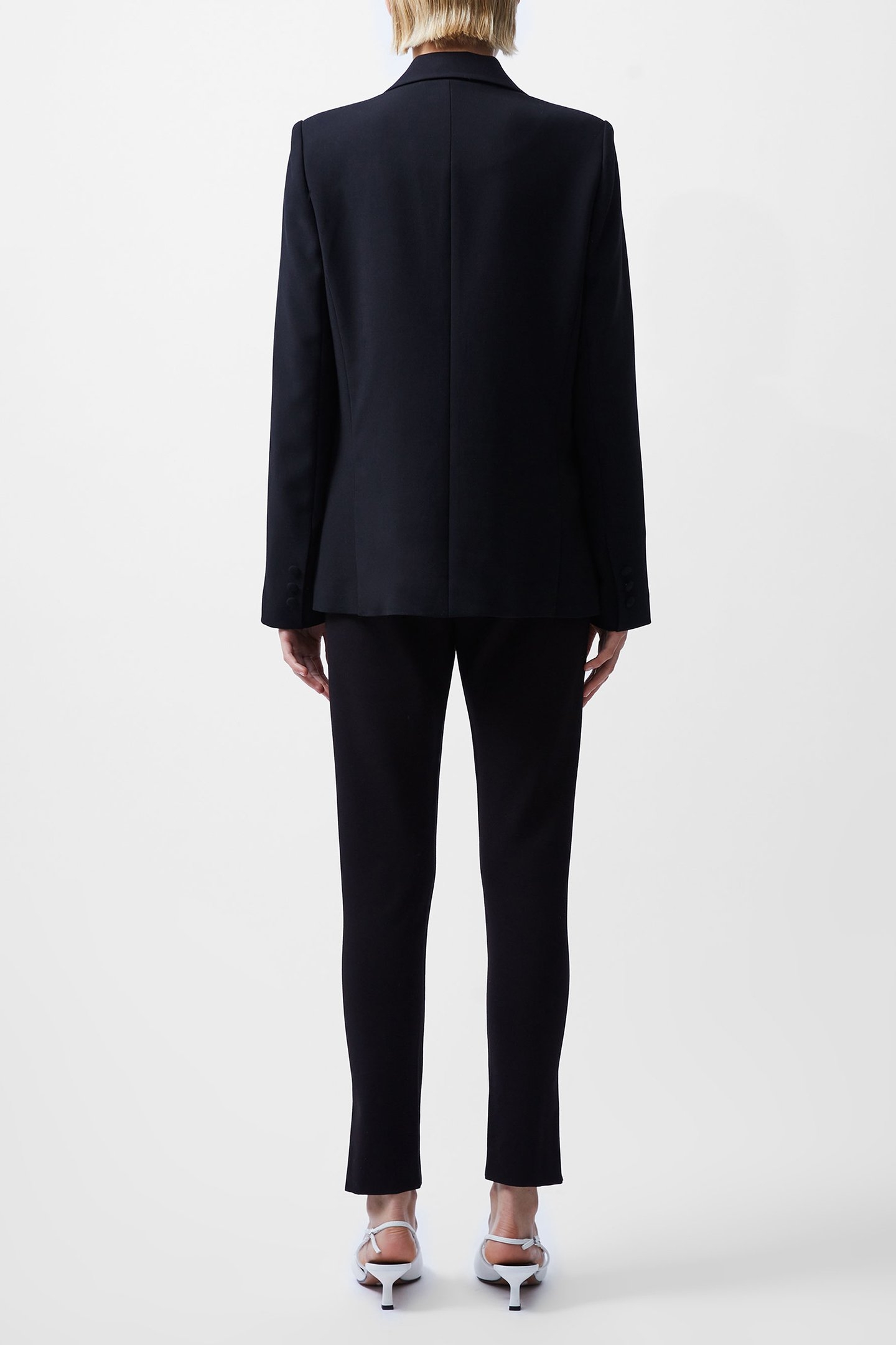 WHISPER DBL BREASTED BLAZER BLACKOUT/CLASSIC CRM 3