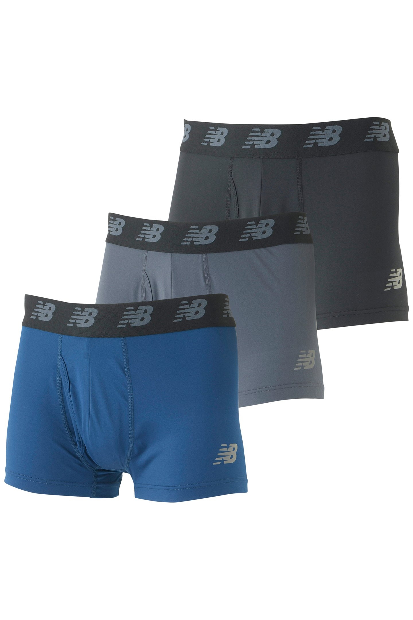 BOXER SHORTS MULTIPACK IN GREY / BLUE 1
