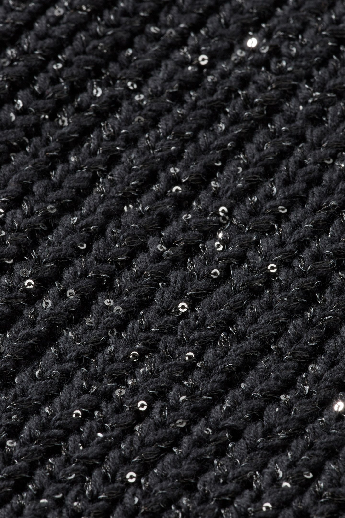 SEQUIN MID LENGTH CARDIGAN EVENING BLACK 3