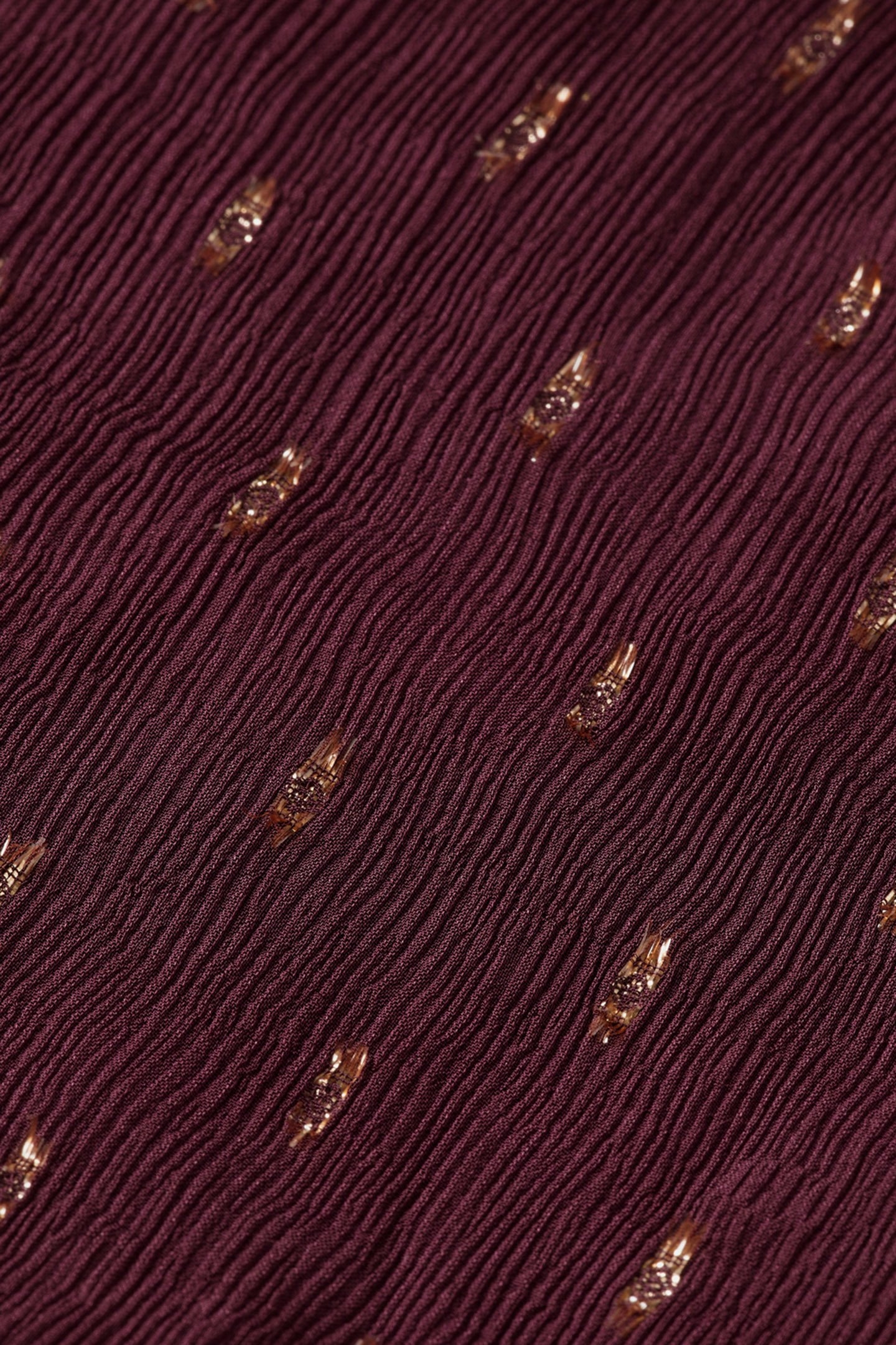 LUREX MINI DRESS WITH WRAP DETAIL DARK GRAPE 3