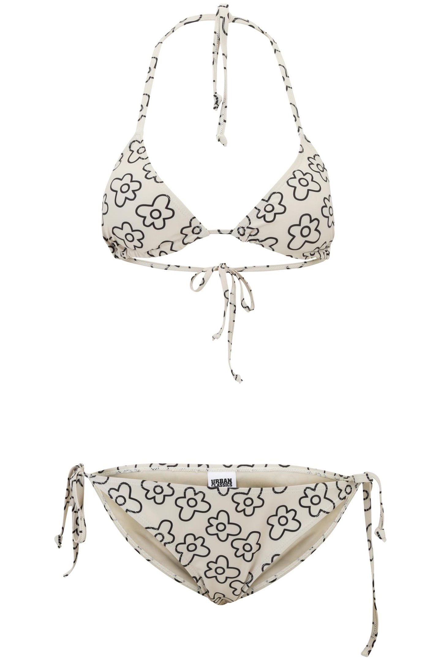 LADIES TRIANGLE PATTERN BIKINI BLACKFLOWER 1