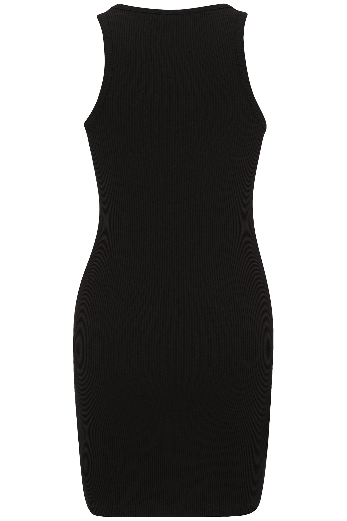 LINKEBEEK SLEEVELESS RIB DRESS BLACK 4