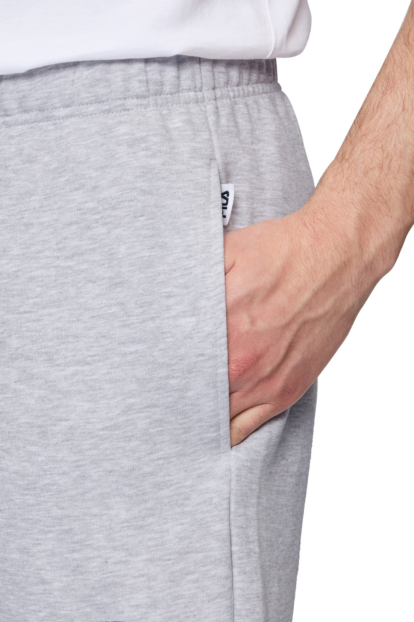 LANDEN SWEAT SHORTS LIGHT GREY MELANGE 7