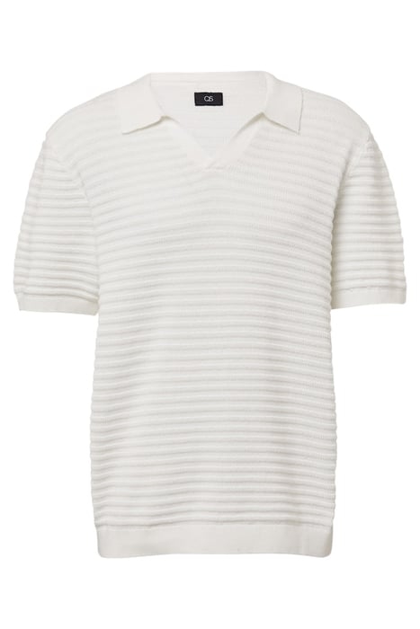 S.OLIVER-QS POLOSHIRTS WHITE 4