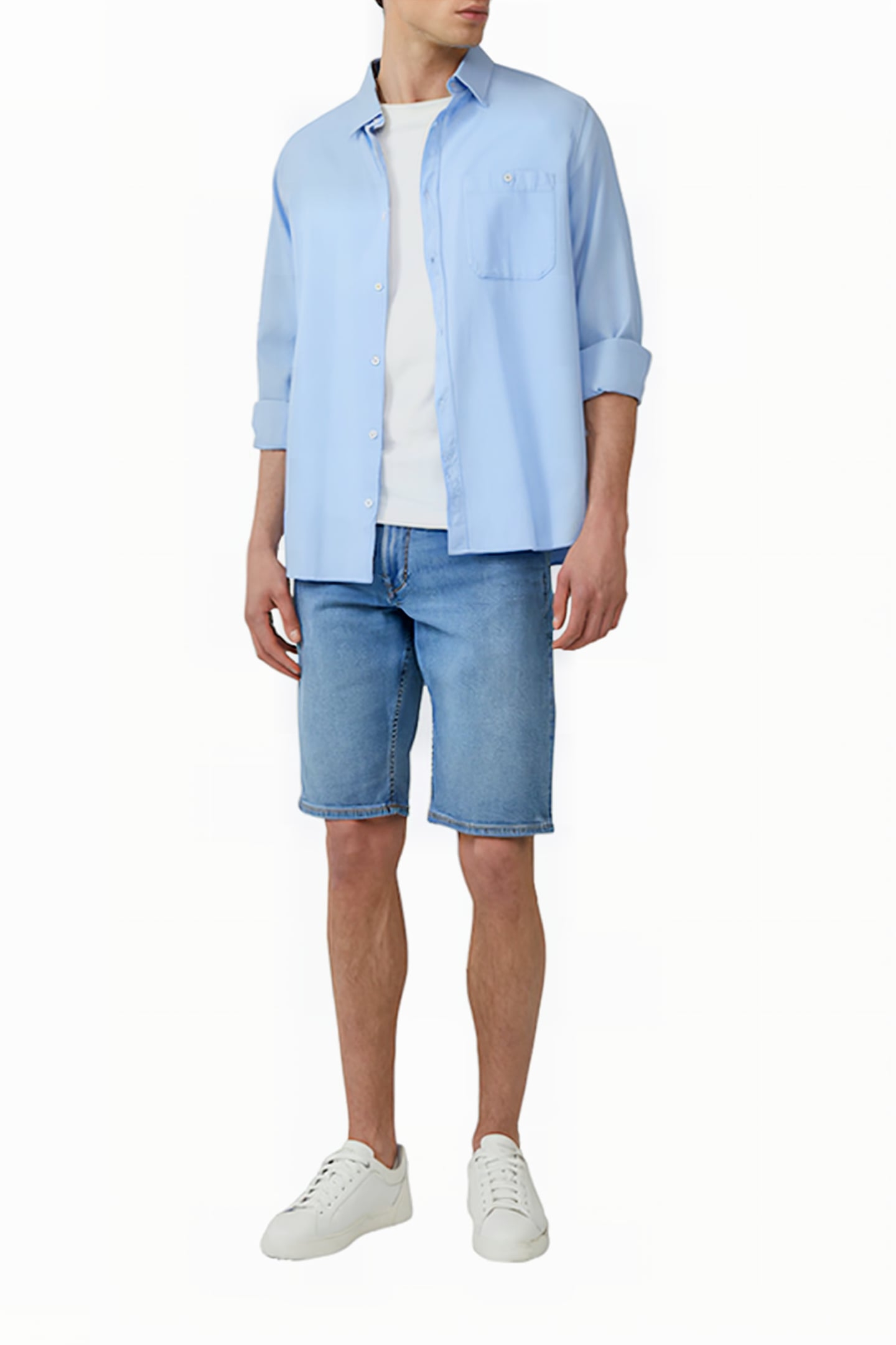 S.OLIVER JEANS SHORTS BLUE DENIM 2