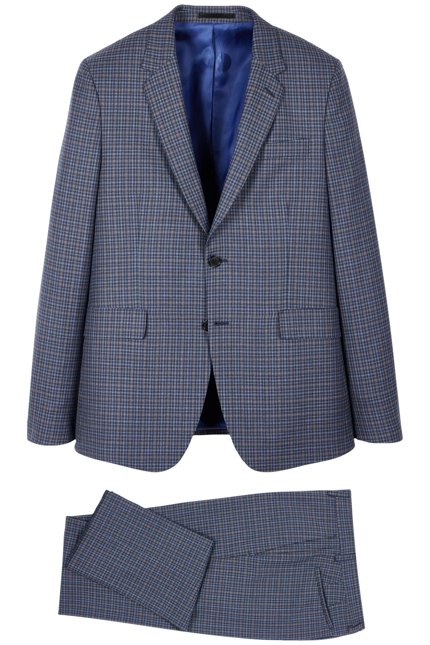 SLIM FIT 2 BUTTON SUIT LIGHT BLUE 1