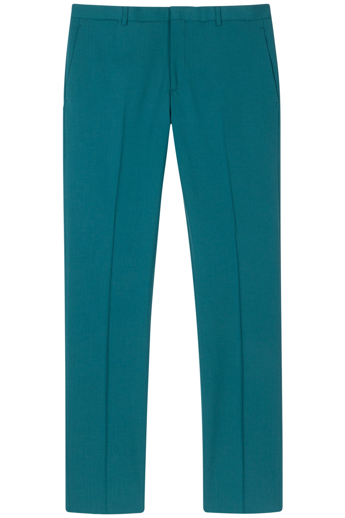 SLIM FIT 2 BUTTON SUIT PETROL BLUE 3