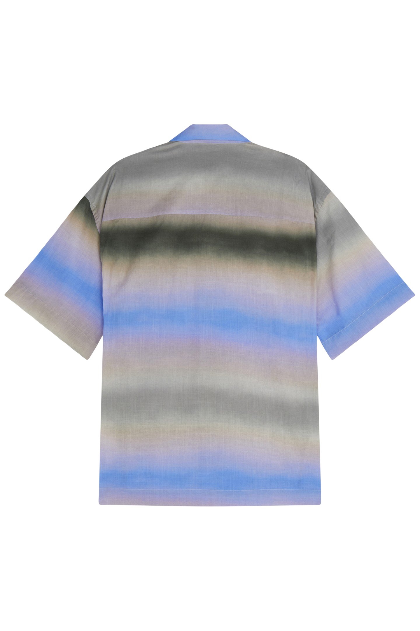 S/S OVER SIZED SHIRT BLUE 2