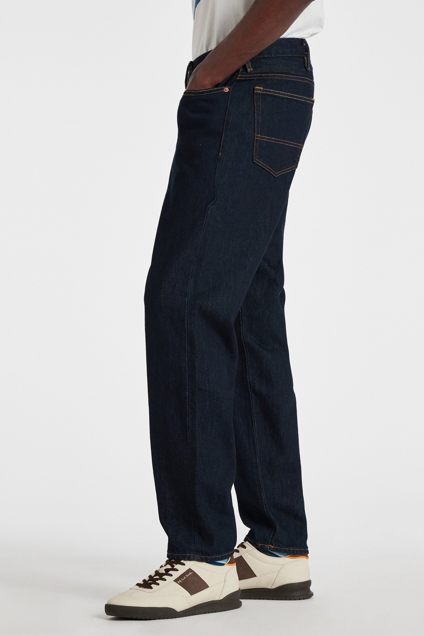 TAPERED FIT JEAN RINSE WASH 5