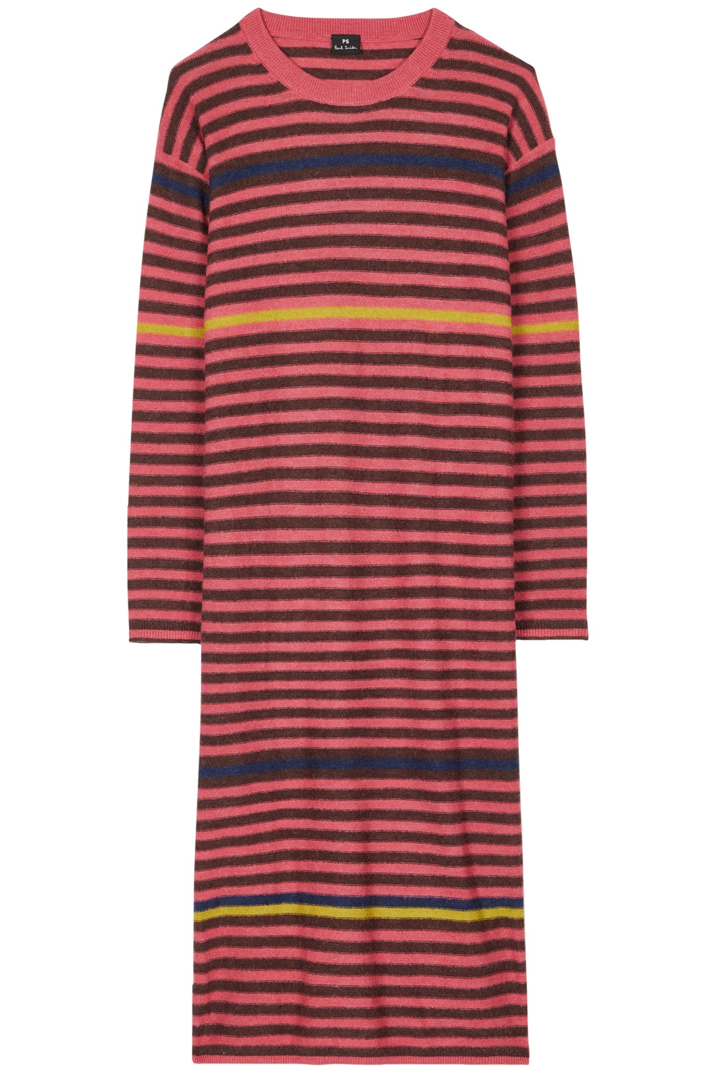 KNITTED DRESS BUBBLEGUM/RASP 3