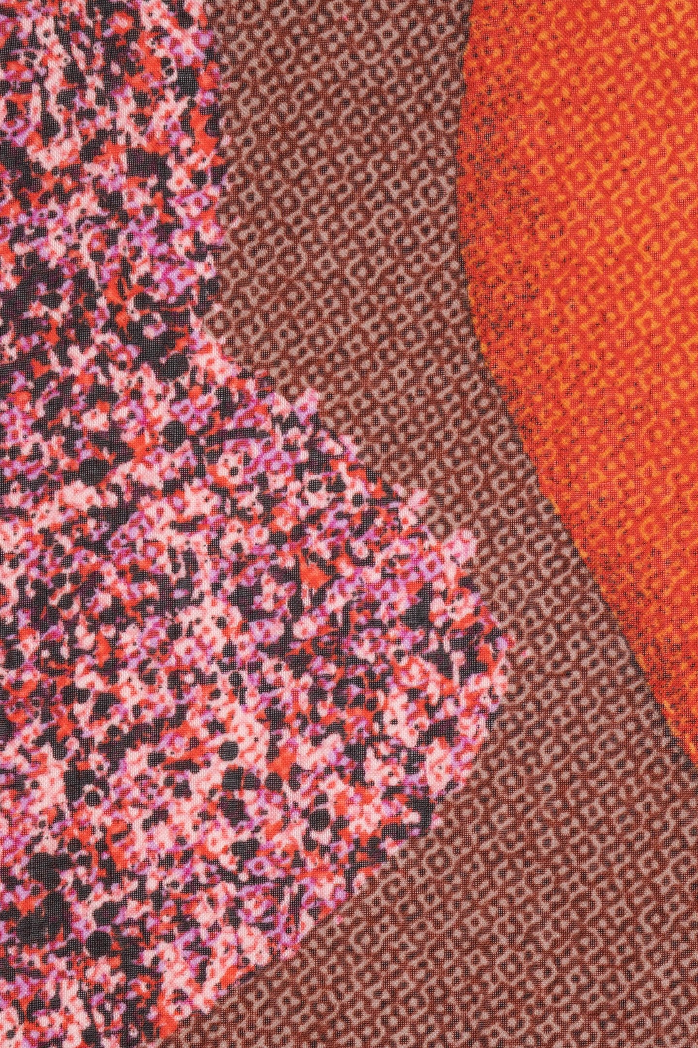 WOMEN SCARF ABSTRACT TEXTLE PINK 3