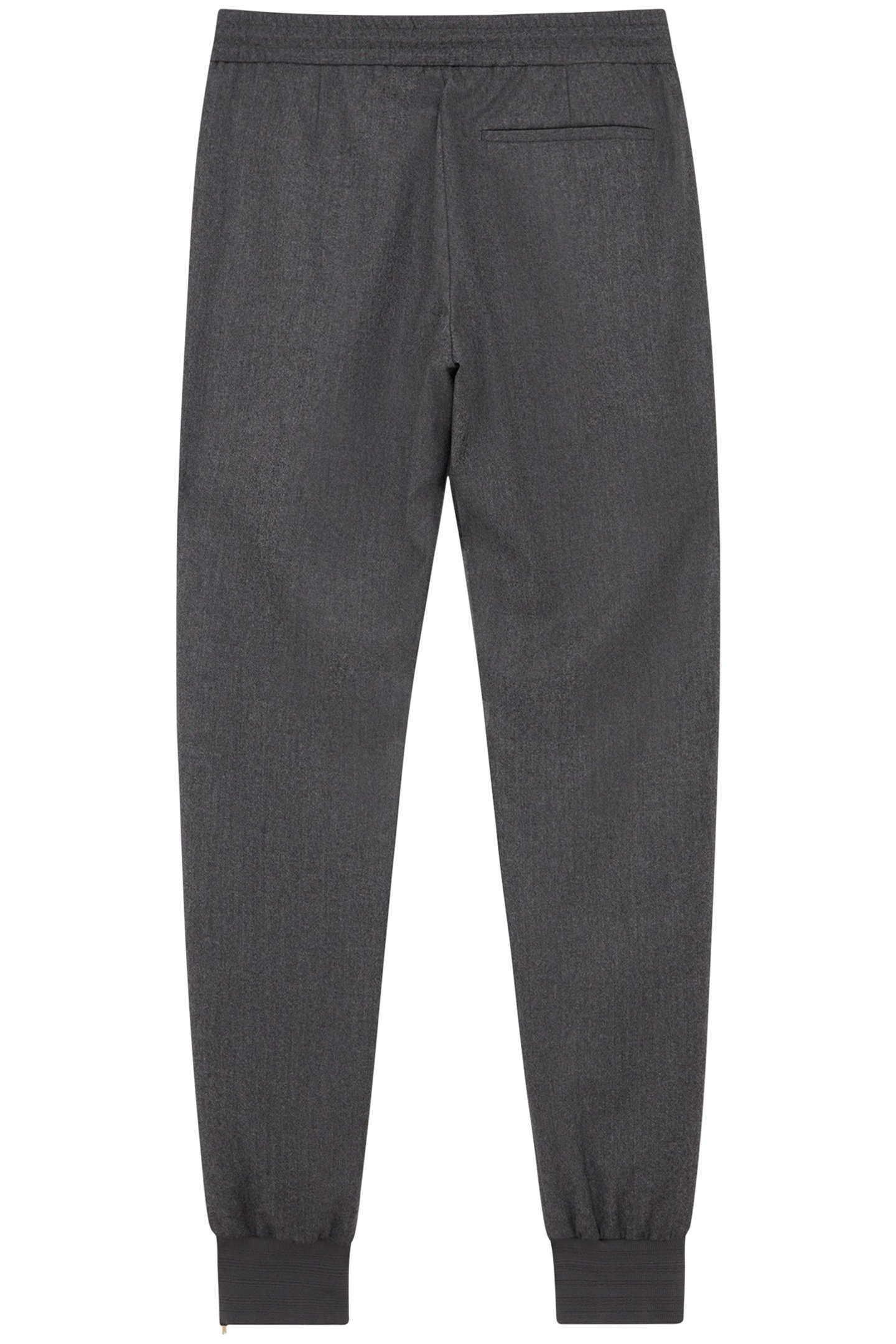 MENS DRAWCORD TROUSER GREY MELANGE 2