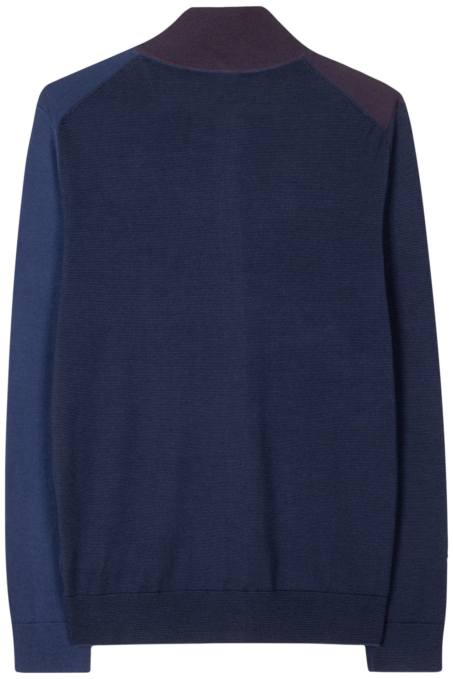 MENS CARDIGAN ZIP THRU INDIGO 2